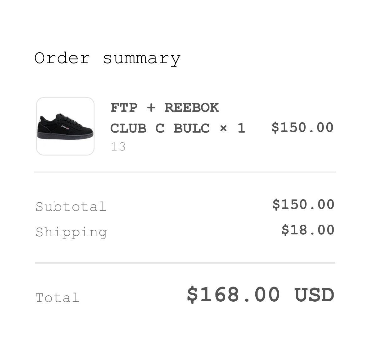 Fuck The Population FTP + REEBOK CLUB C BULC Size US 13 / EU 46 - 2 Thumbnail