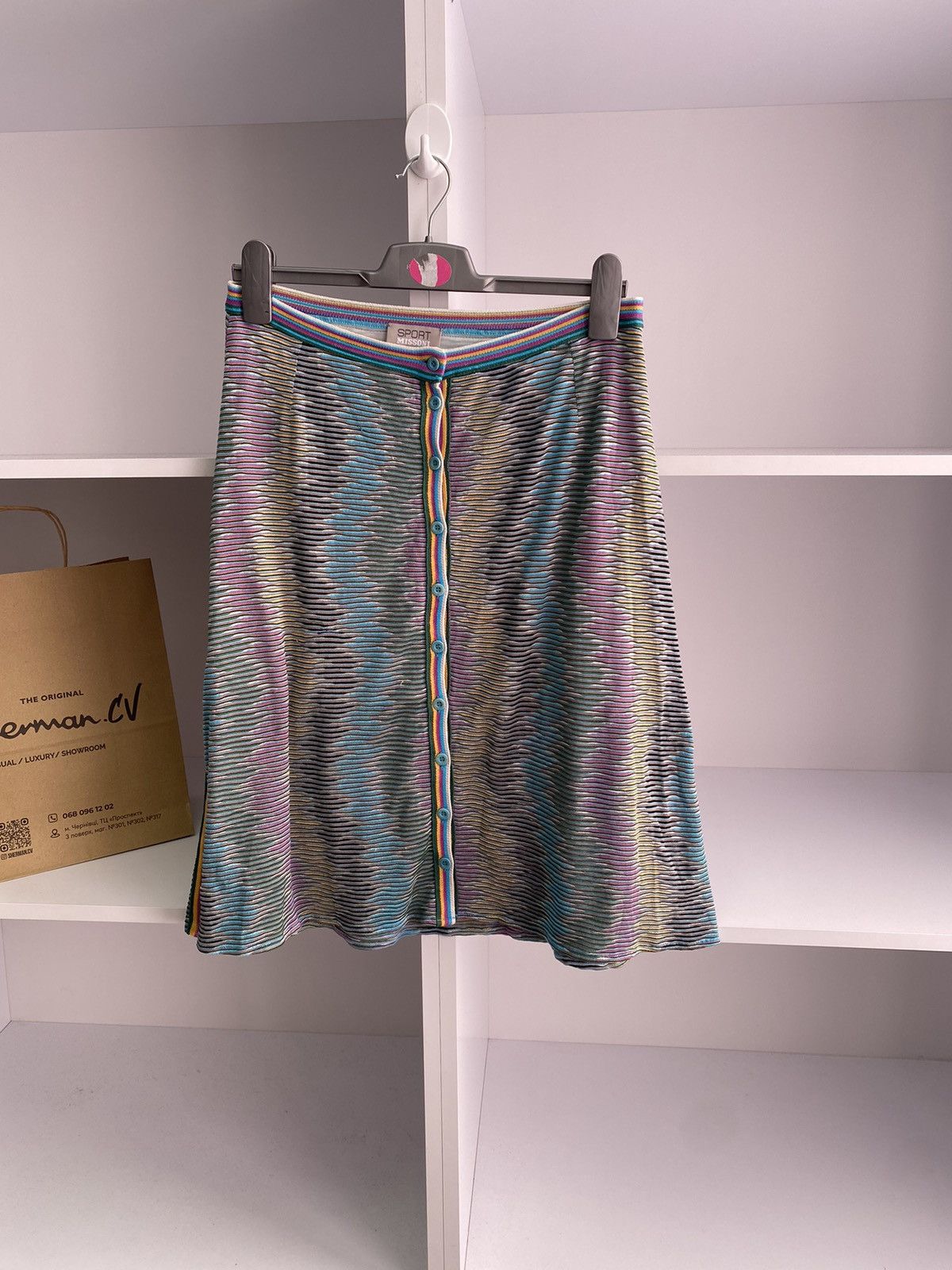 Designer × Missoni × Vintage Vintage Missoni sport women’s skirt Size M / US 6-8 / IT 42-44 - 2 Thumbnail