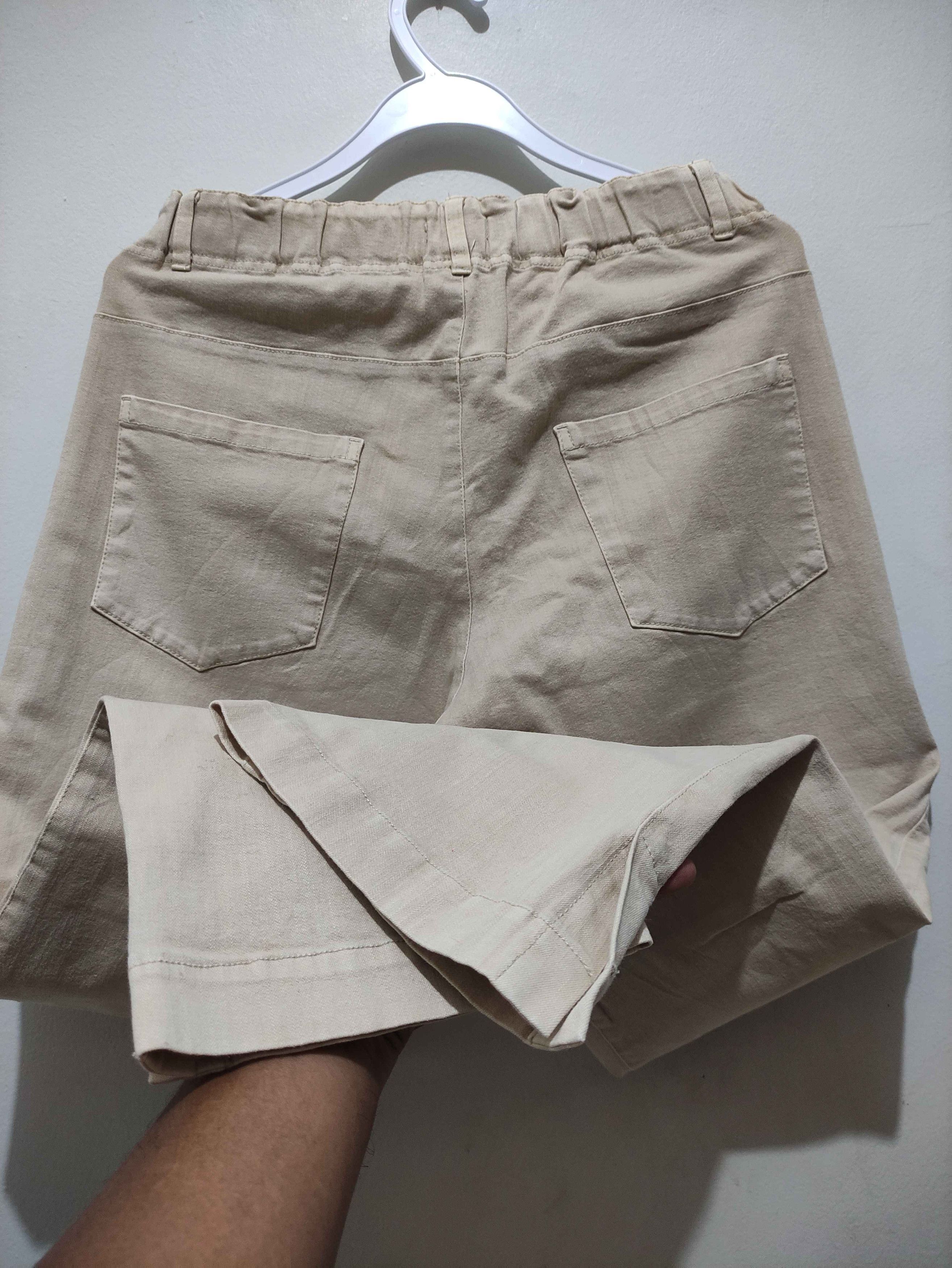 Issey Miyake Plantation Issey Miyake Green Wide Legged Pants Size 31" - 3 Thumbnail