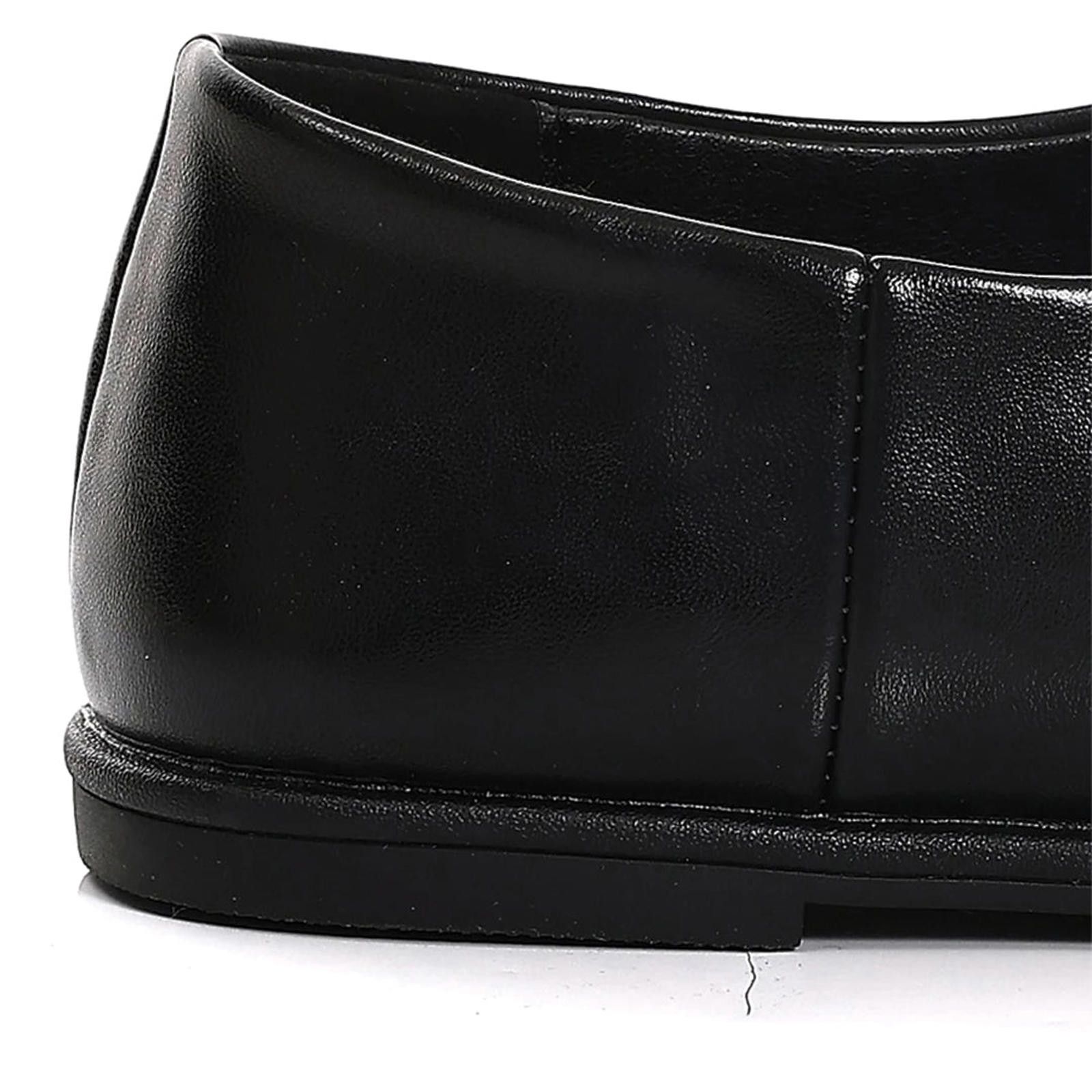 Leather Minimalist Round-Toe Slip-On Loafers Size US 10 / EU 43 - 7 Thumbnail