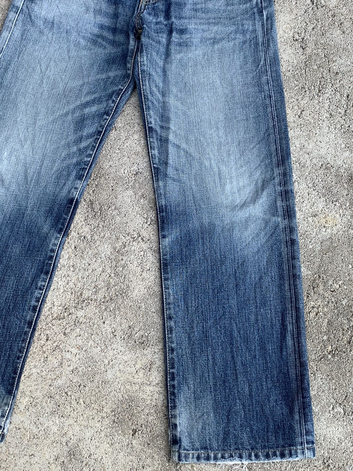 Undercover × Uniqlo Vintage Uniqlo S-003 Blue Wash Straight Cut Denim Jeans W30 Size US 30 / EU 46 - 6 Thumbnail