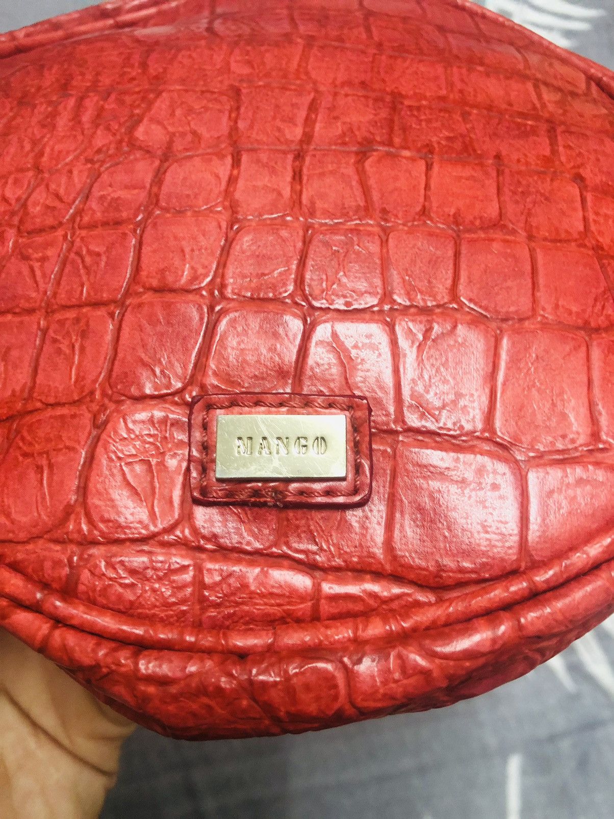 Mango Mango croco patern sling / shoulder bag Size ONE SIZE - 6 Thumbnail