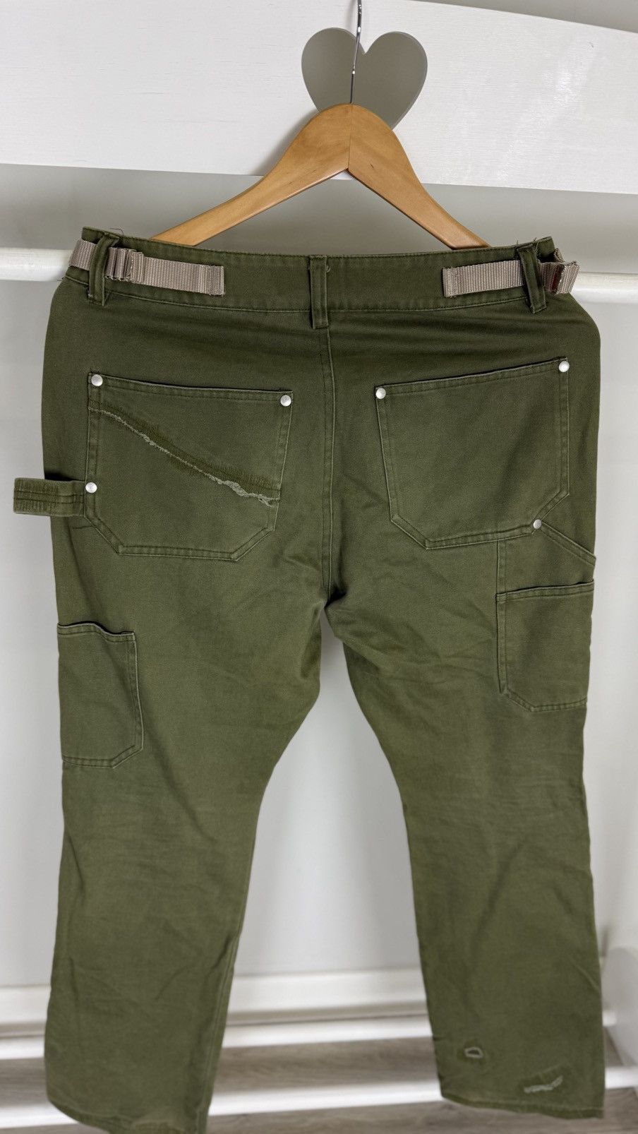 Vuja De Vujade 004 Mori Trousers Double Knee Cargo Pants Size US 30 / EU 46 - 4 Thumbnail