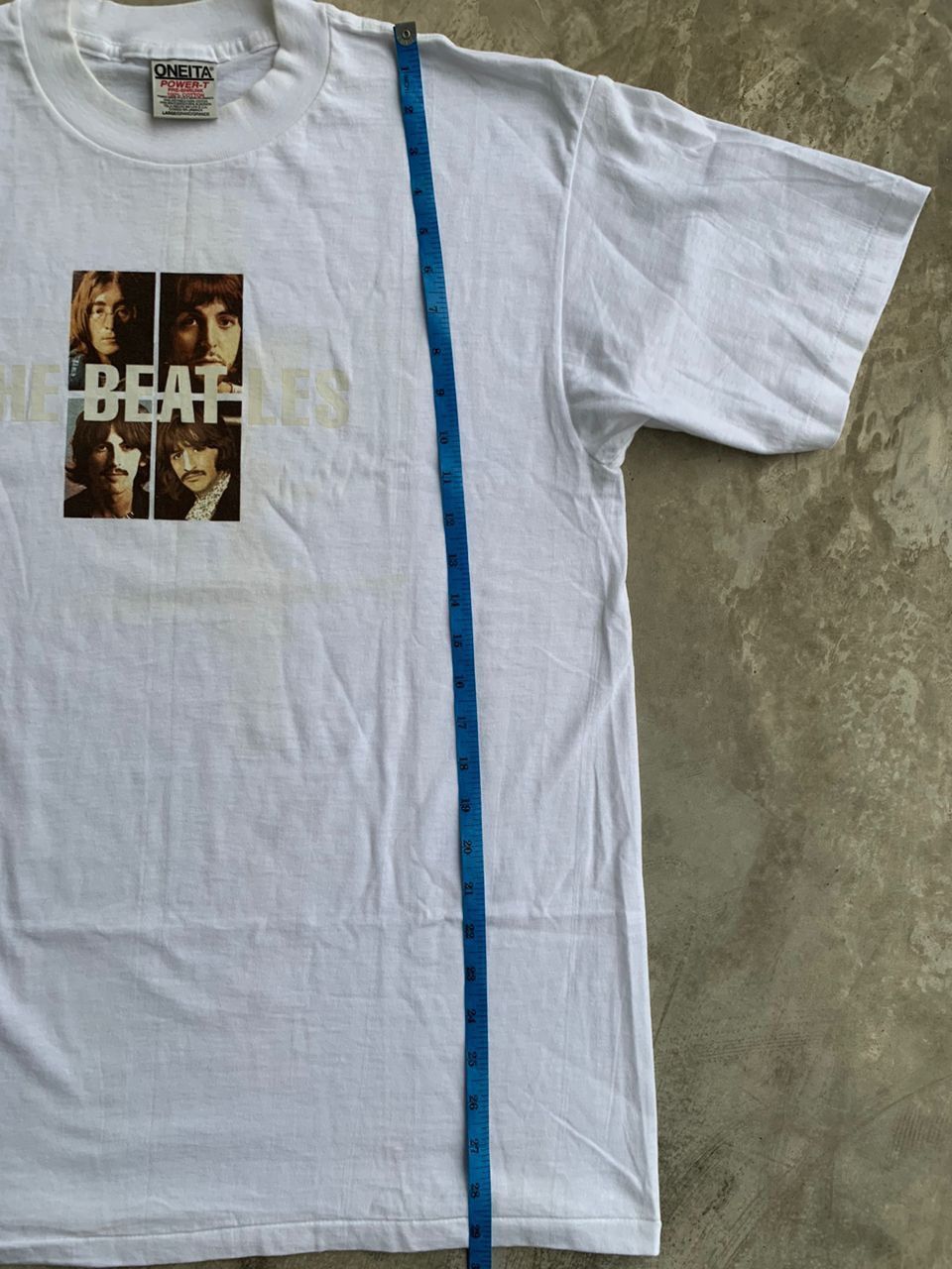 Band Tees The Beatles 1995 Vintage THE WHITE ALBUM Promo tee Size US L / EU 52-54 / 3 - 14 Thumbnail