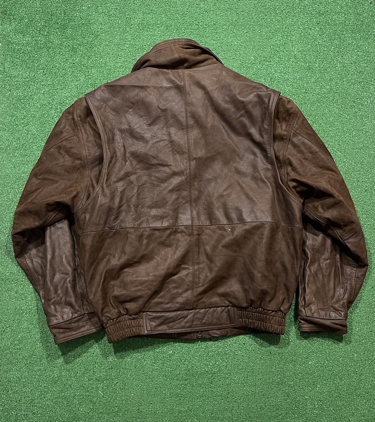 Real Leather Jacket Vintage 90s Made in Italy