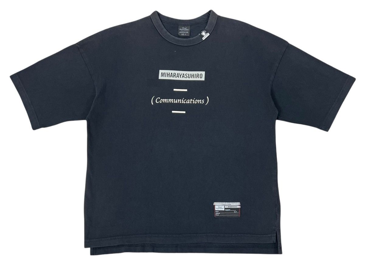 Maison MIHARA YASUHIRO Sunfaded Miharayasuhiro Box Logo Tee Size US XL / EU 56 / 4 - 1 Thumbnail