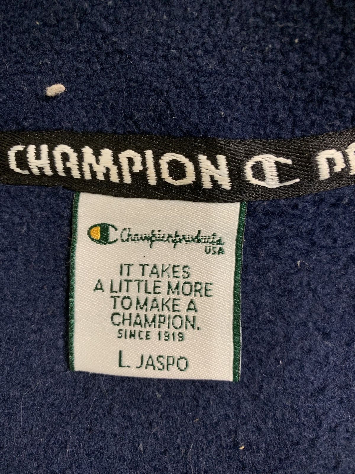 Champion × Vintage Rare Design Vintage Champion Products Fleece Sweater Size US L / EU 52-54 / 3 - 4 Thumbnail
