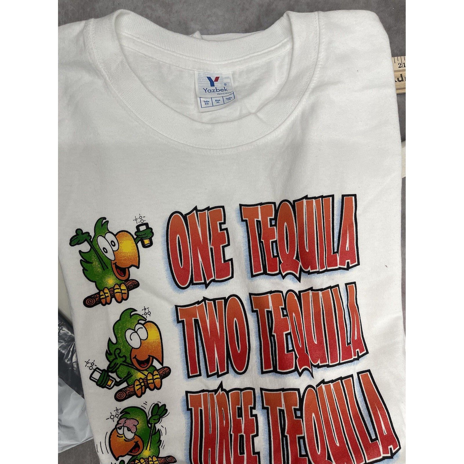 Other VTG 90s 4 Stages of Tequila Cancun Mexico Drinking T-Shirt X Size US XL / EU 56 / 4 - 5 Thumbnail