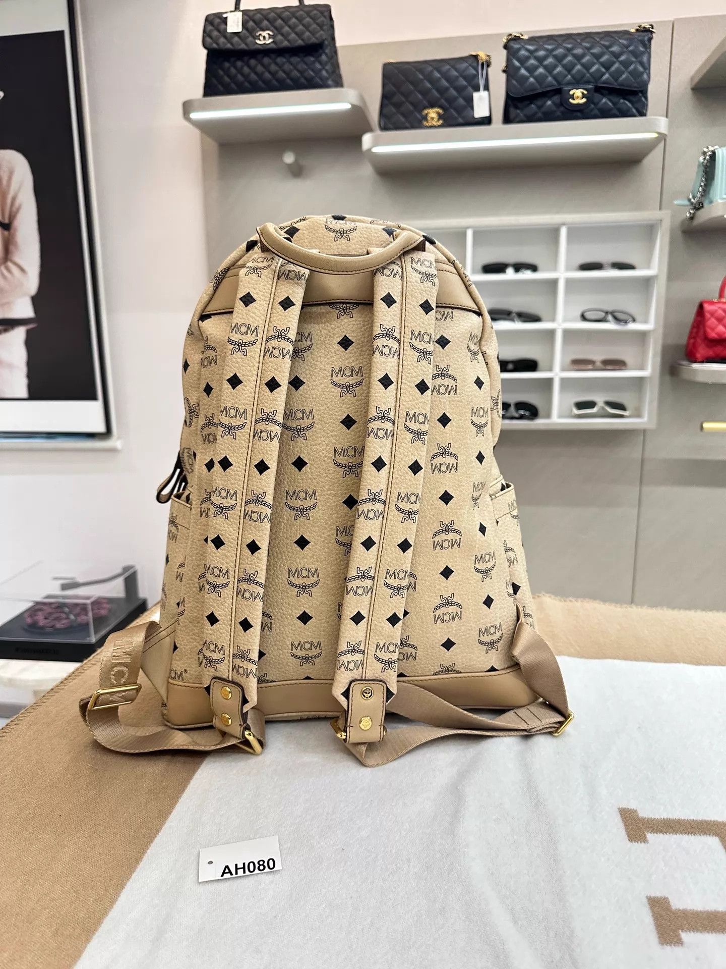 MCM MCM Classic Nail Medium Backpack 33x15x41 NM AH080 Size ONE SIZE - 2 Thumbnail