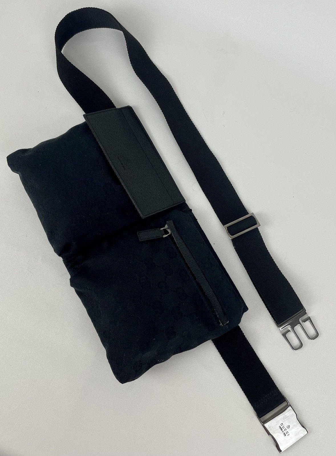 Gucci Gucci beltbag in Black canvas Size ONE SIZE - 8 Thumbnail