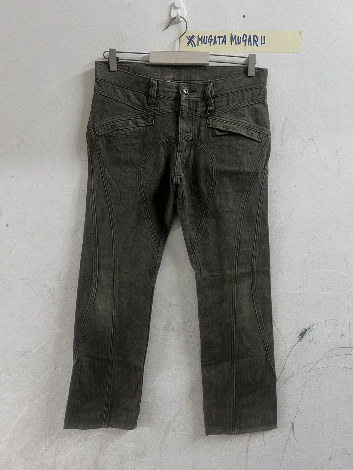 Hysteric Glamour × Japanese Brand JAPAN BRAND NICOLE CLUB DISTRESSED DENIM PANT Size US 32 / EU 48 - 1 Thumbnail