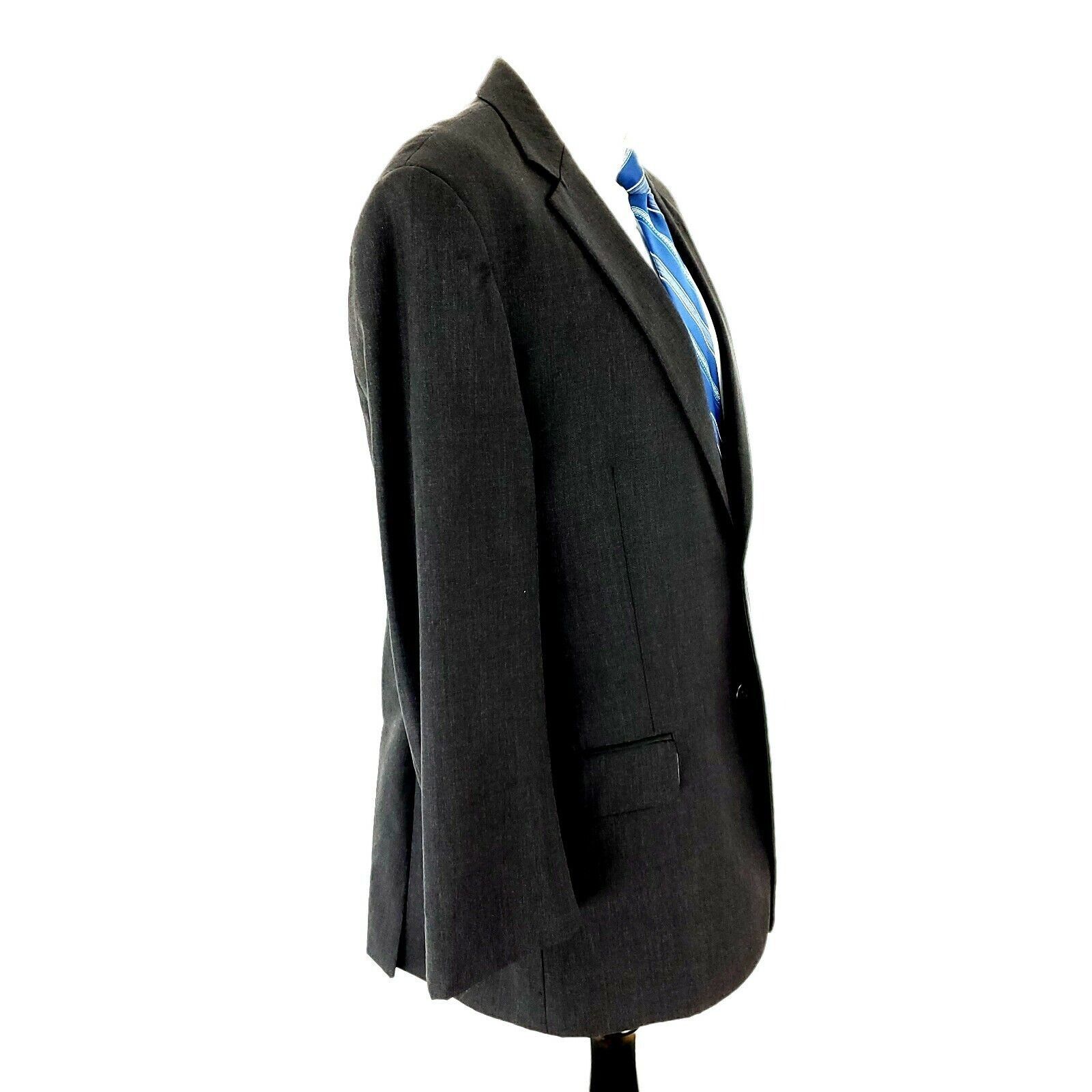 Vintage Wilke Rodriguez Wool 2 Button Suit Jacket 40R Gray Size 40R - 7 Thumbnail