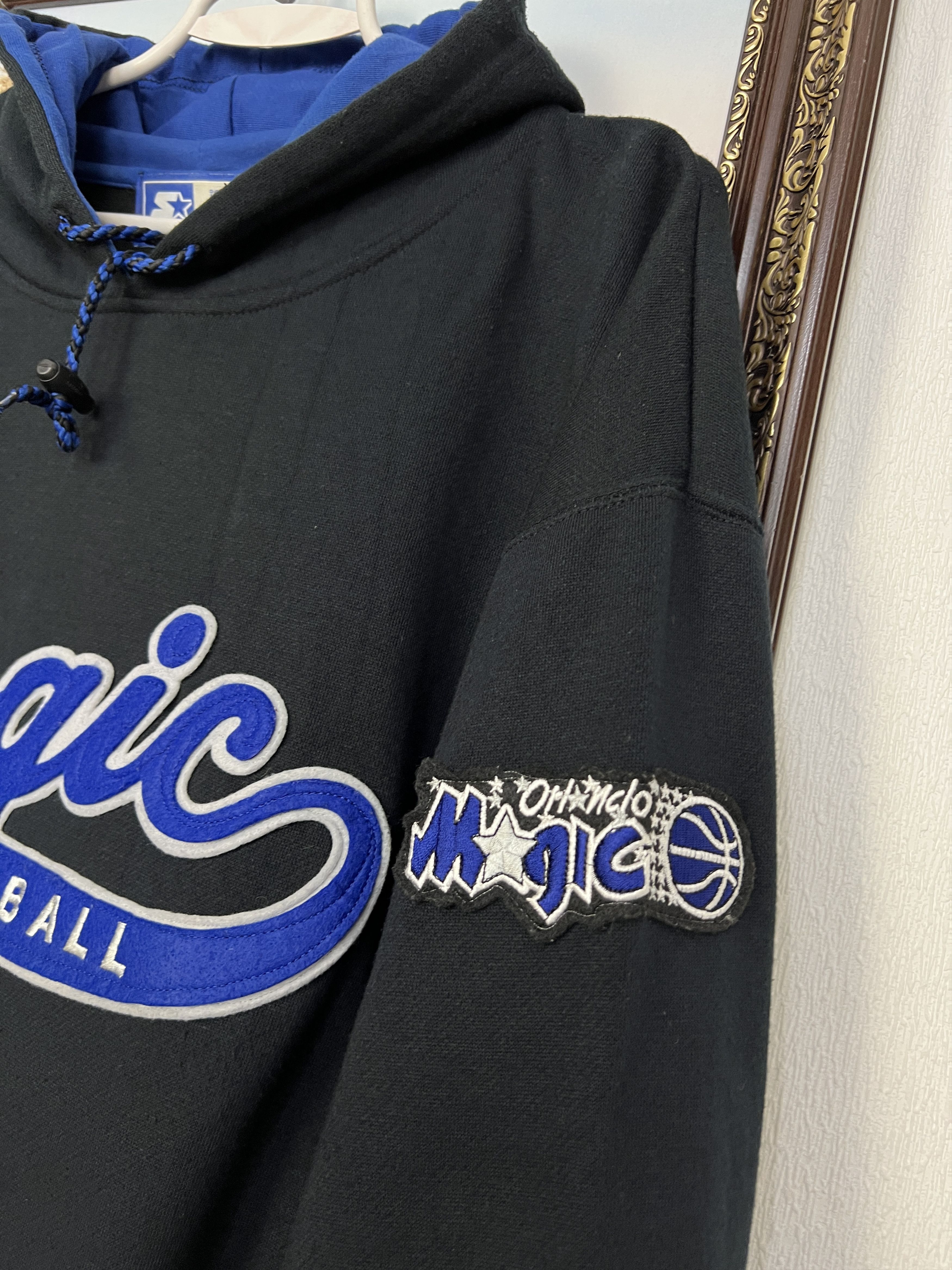 Starter Vintage 90's Orlando Magic NBA Hoodie Jacket Big Logo Rare Size US XL / EU 56 / 4 - 4 Thumbnail