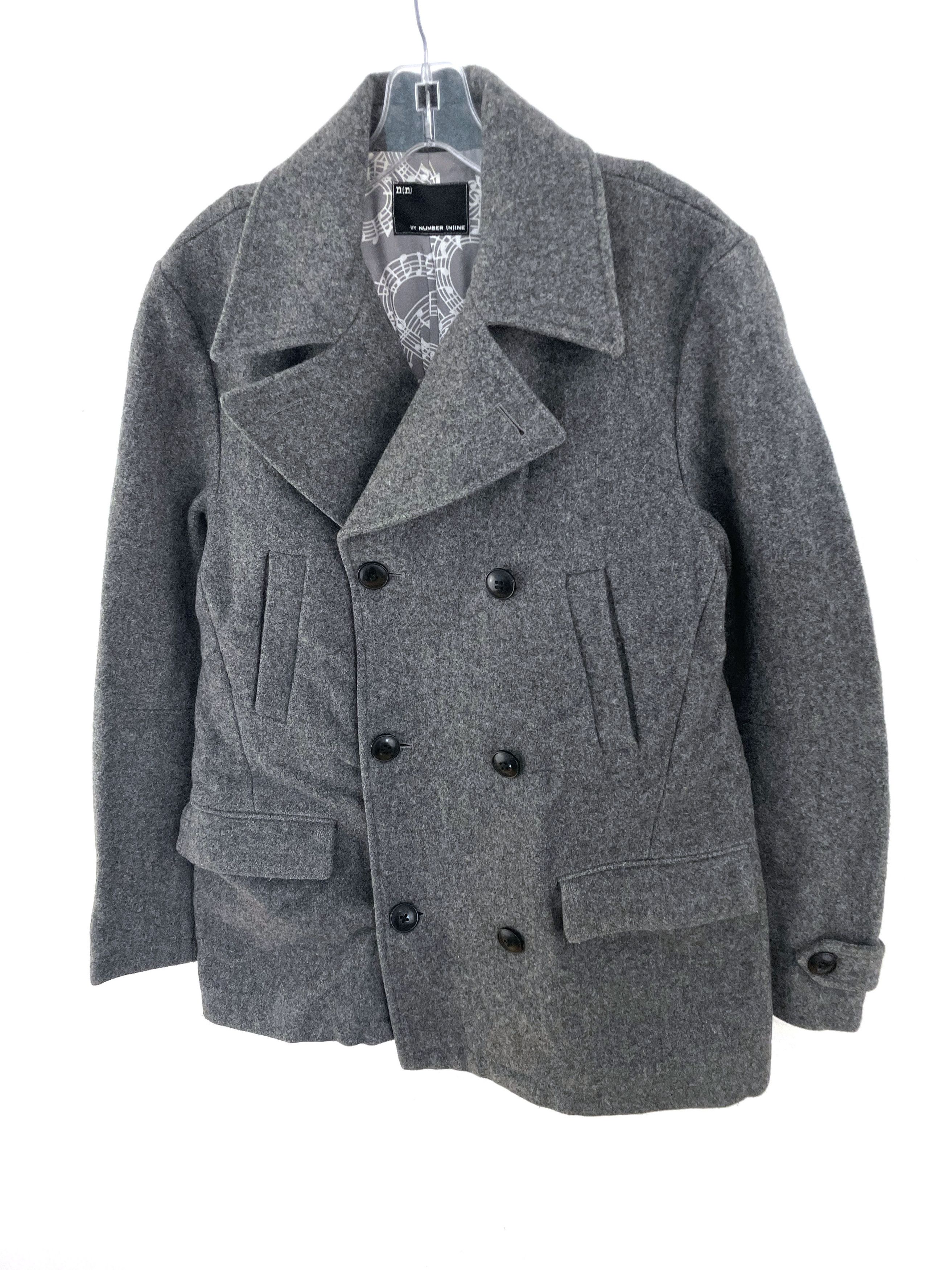 Number (N)ine Wool Peacoat Size US XL / EU 56 / 4 - 2 Thumbnail