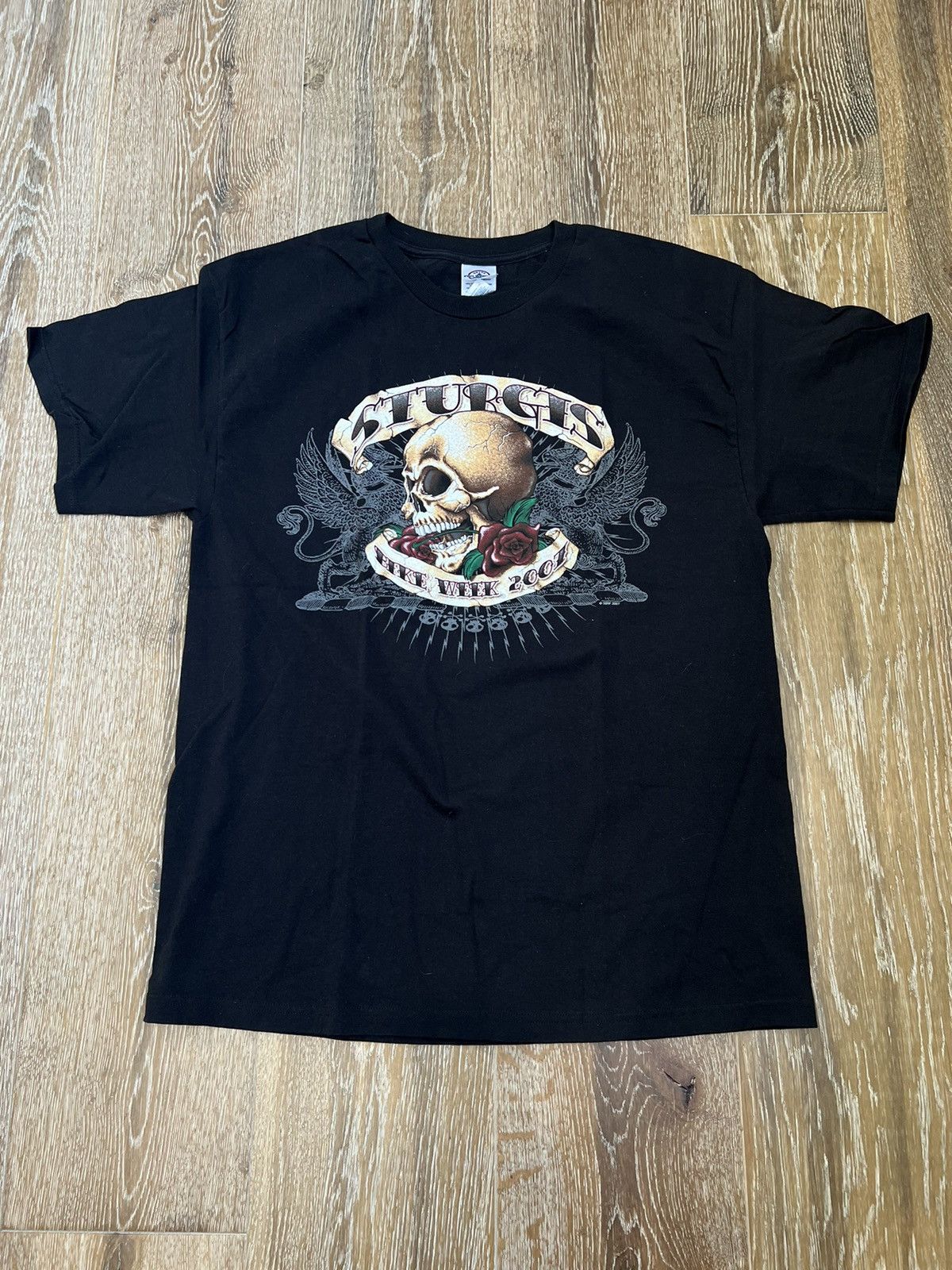 Vintage 2007 sturgis bike week tee Size US L / EU 52-54 / 3 - 1 Thumbnail
