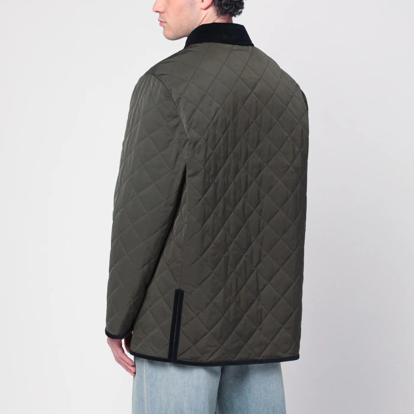 Valentino o1d2blof0326 Vlogo Patch Jacket in Olive Green Size US S / EU 44-46 / 1 - 3 Thumbnail