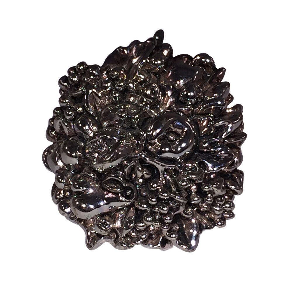 Sterling Silver Plated Horn of Plenty Figurine