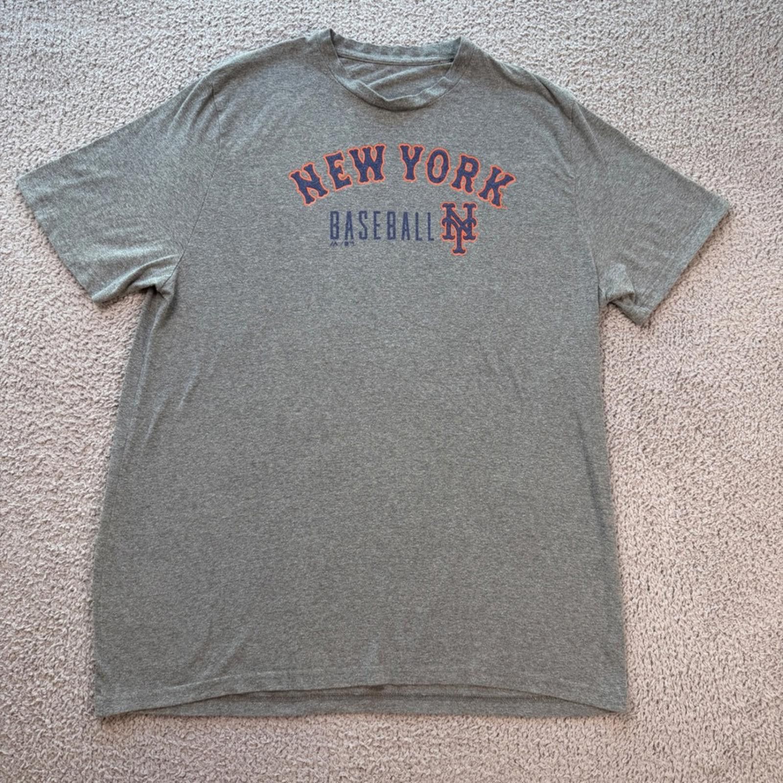 Other New York Mets Baseball Graphic T-Shirt Mens XL Heather Gray Size US XL / EU 56 / 4 - 1 Thumbnail