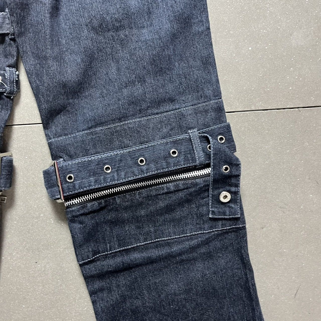 If Six Was Nine × Le Grande Bleu (L.G.B.) Blood Storm Strap Adjustable & Zip-off Denim Size US 30 / EU 46 - 11 Thumbnail