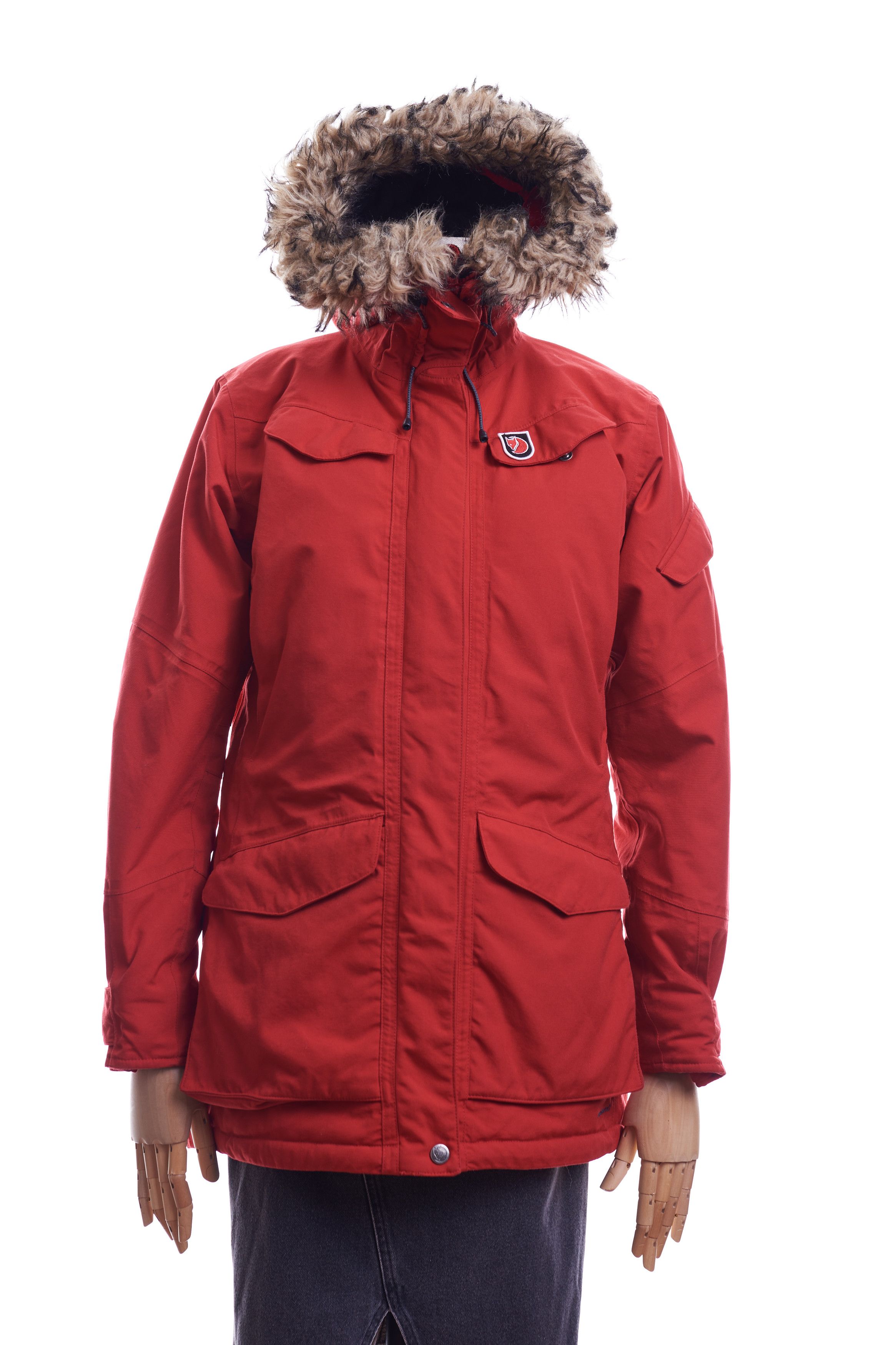 image of Fjallraven Nuuk Parka - Womens Xs - Red Hydratic