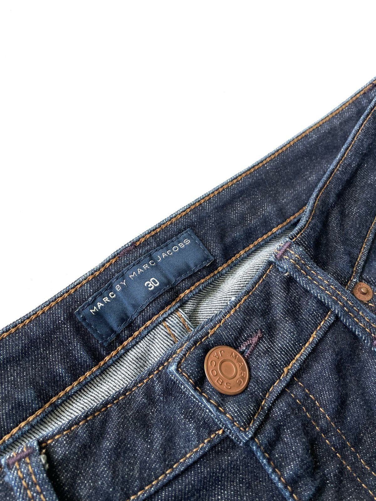 Marc Jacobs Women Blue Indigo Denim Jeans Mom Fit Size 30
