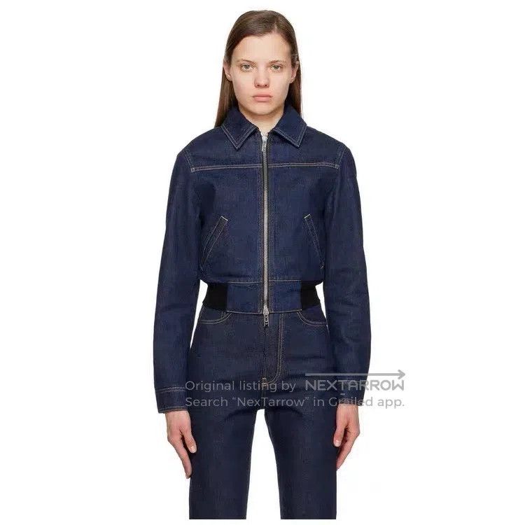 Alaia Alaia Denim Jacket Puffer Size XS / US 0-2 / IT 36-38 - 1 Thumbnail