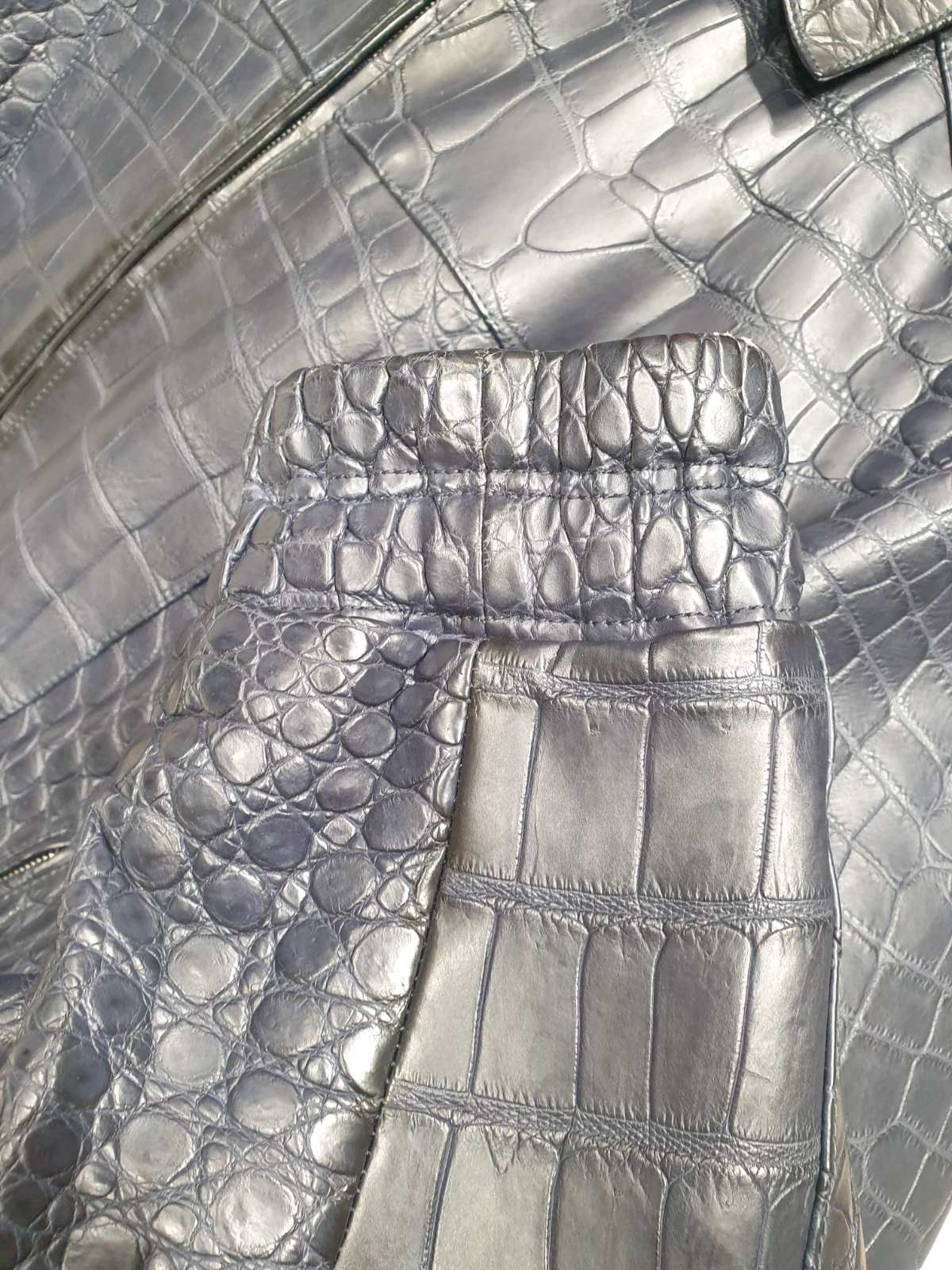 Stefano Ricci Stefano Ricci crocodile leather jacket size 56 Size US XL / EU 56 / 4 - 10 Thumbnail