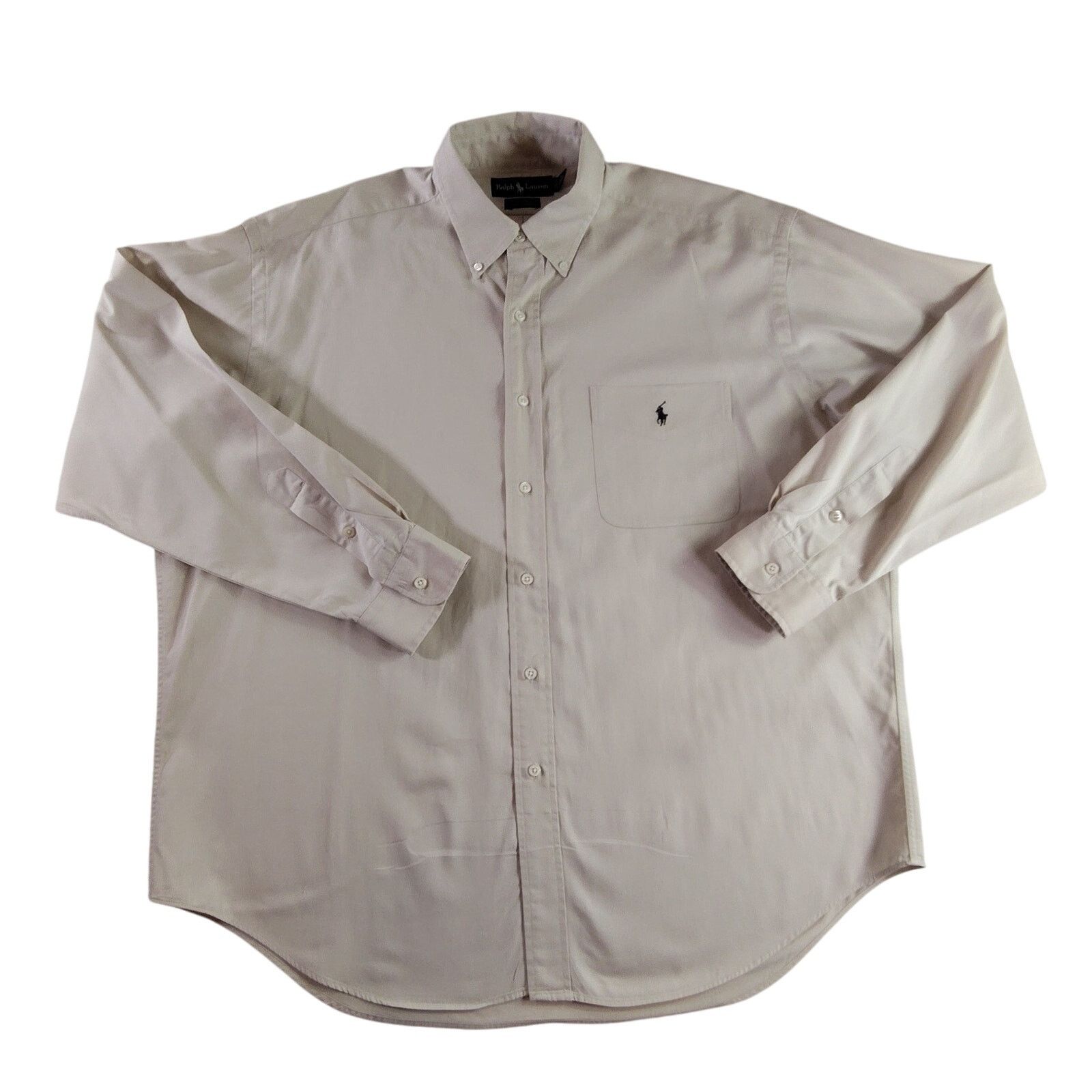 Ralph Lauren Ralph Lauren VTG Shirt Men L Button Down Khaki Big Shirt USA Size US L / EU 52-54 / 3 - 2 Thumbnail