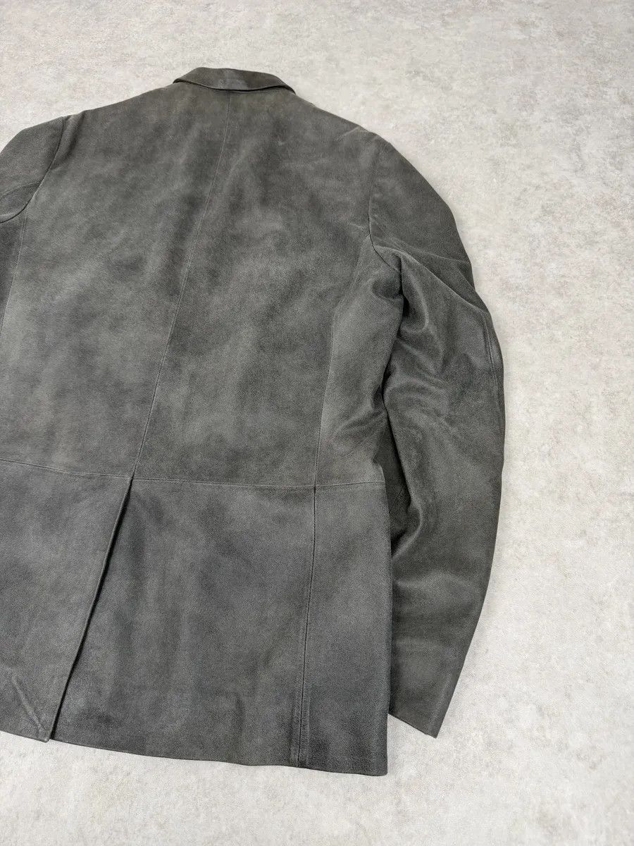 Dior 2010s Dior Eroded Grey Lamb Leather Jacket by Kris Van Assche Size US M / EU 48-50 / 2 - 3 Thumbnail
