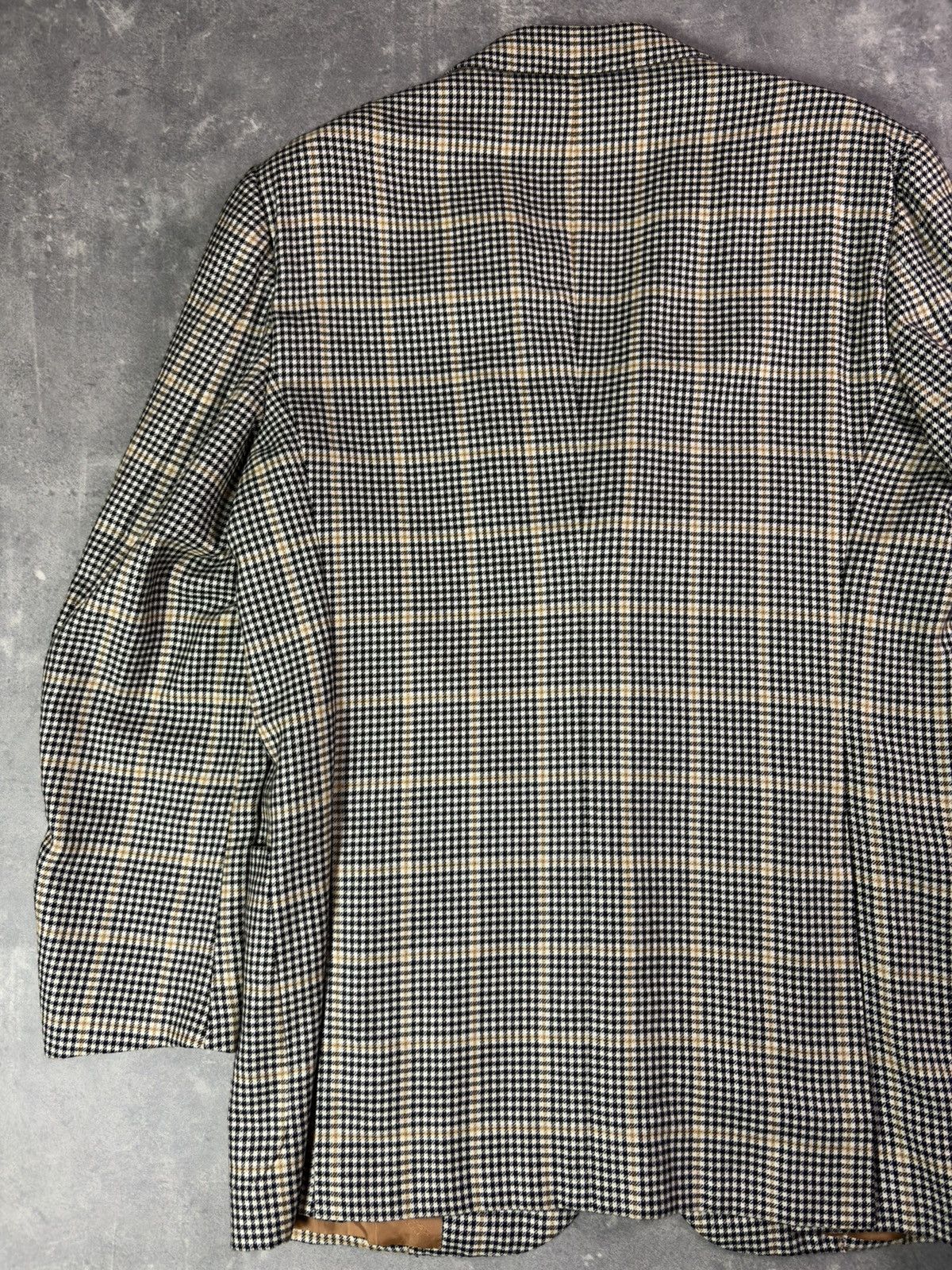 Kiton Kiton Napoli 100% Cashmere Plaid Check Grey Blazer Jacket 52 Size 42R - 14 Thumbnail