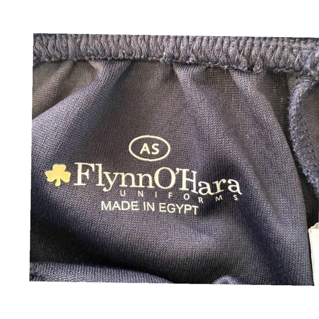 Vintage VINTAGE Flynn O'Hara Men's Navy Blue Athletic Shorts Pull On Elastic Drawstring Short, Small, Regular, Blue, Athletic, Men Size US 29 - 7 Thumbnail