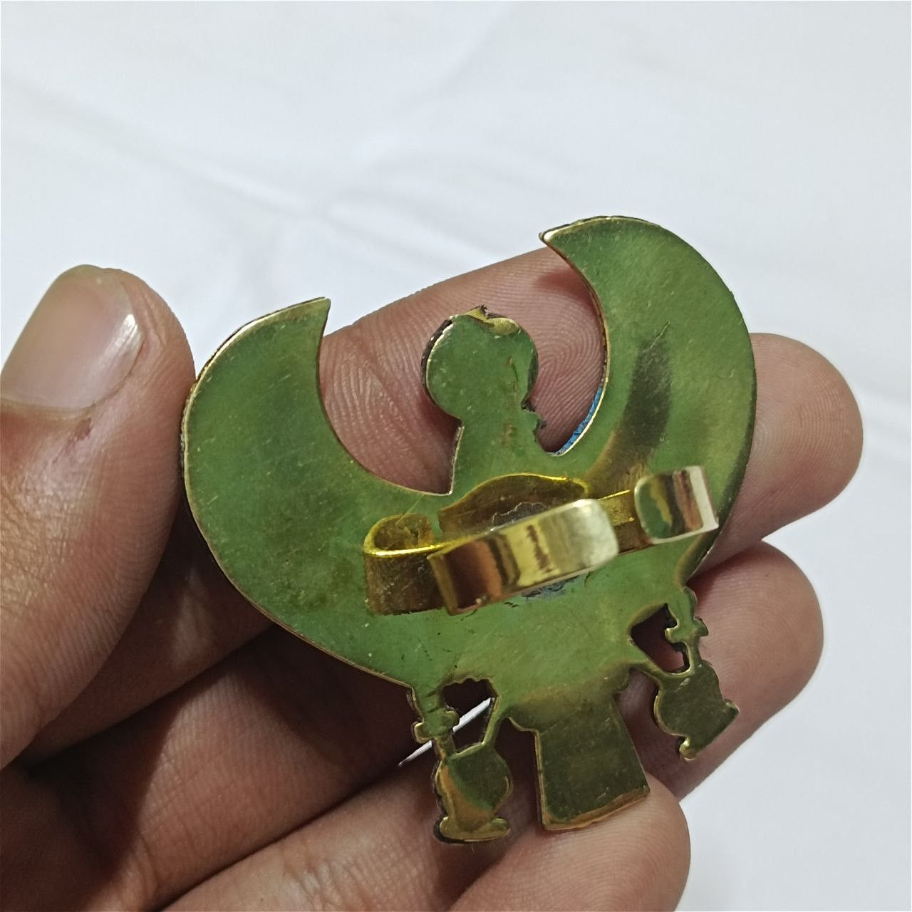 Handmade Pharaonic Falcon Ring – Egyptian Horus Symbol Jewelry Size ONE SIZE - 3 Thumbnail