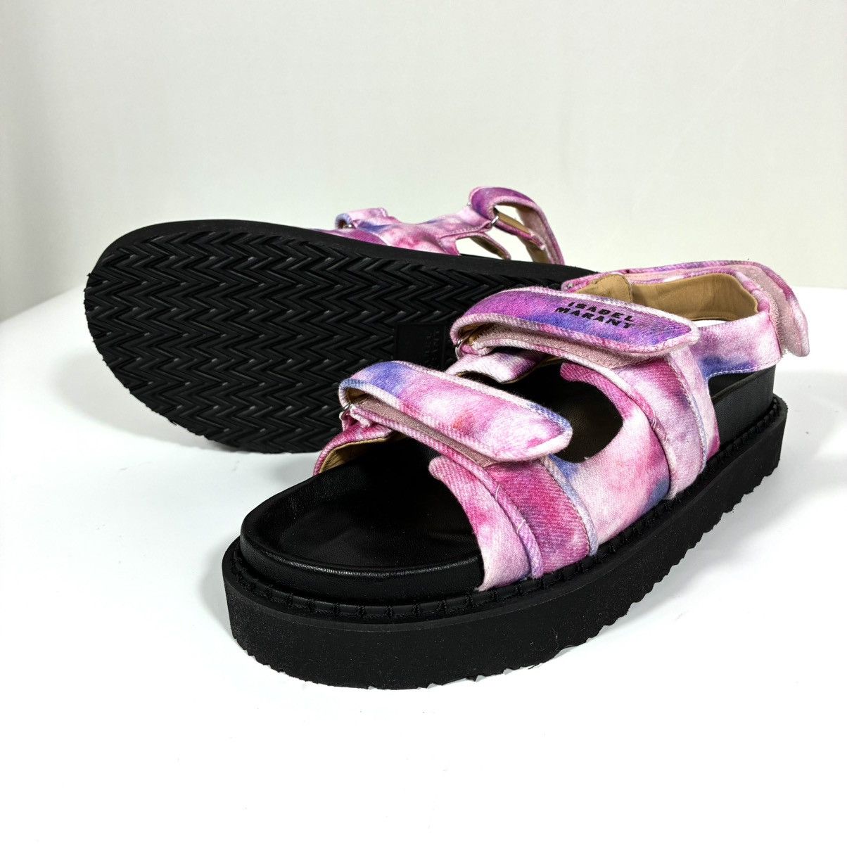 Isabel Marant Isabel Marant Madee Platform Sandal Mulberry Tie Dye 41 10 Size US 10 / IT 40 - 12 Thumbnail