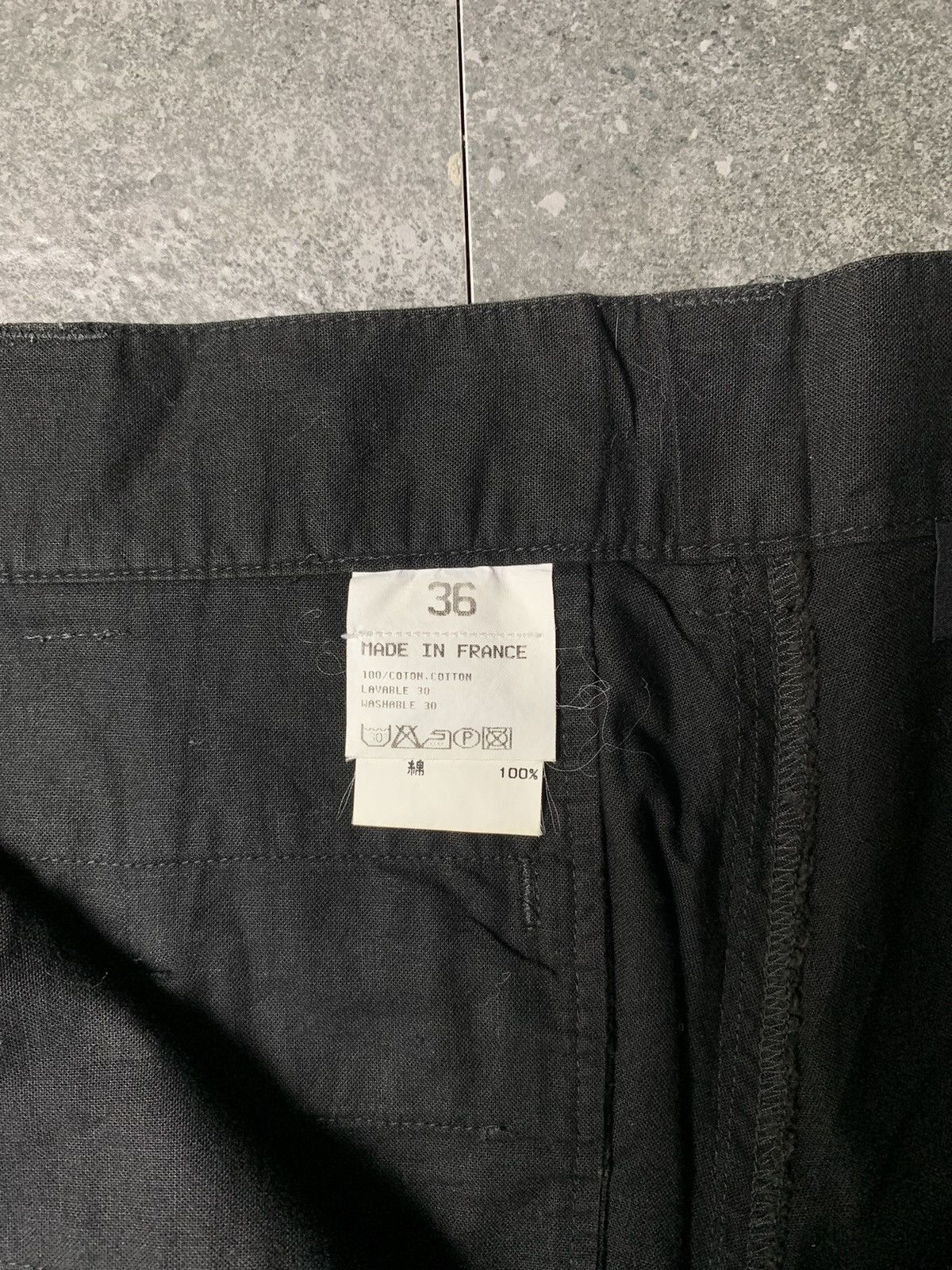 agnes b. 1990s Agnes B Homme Linen Pants Size US 27 - 5 Thumbnail