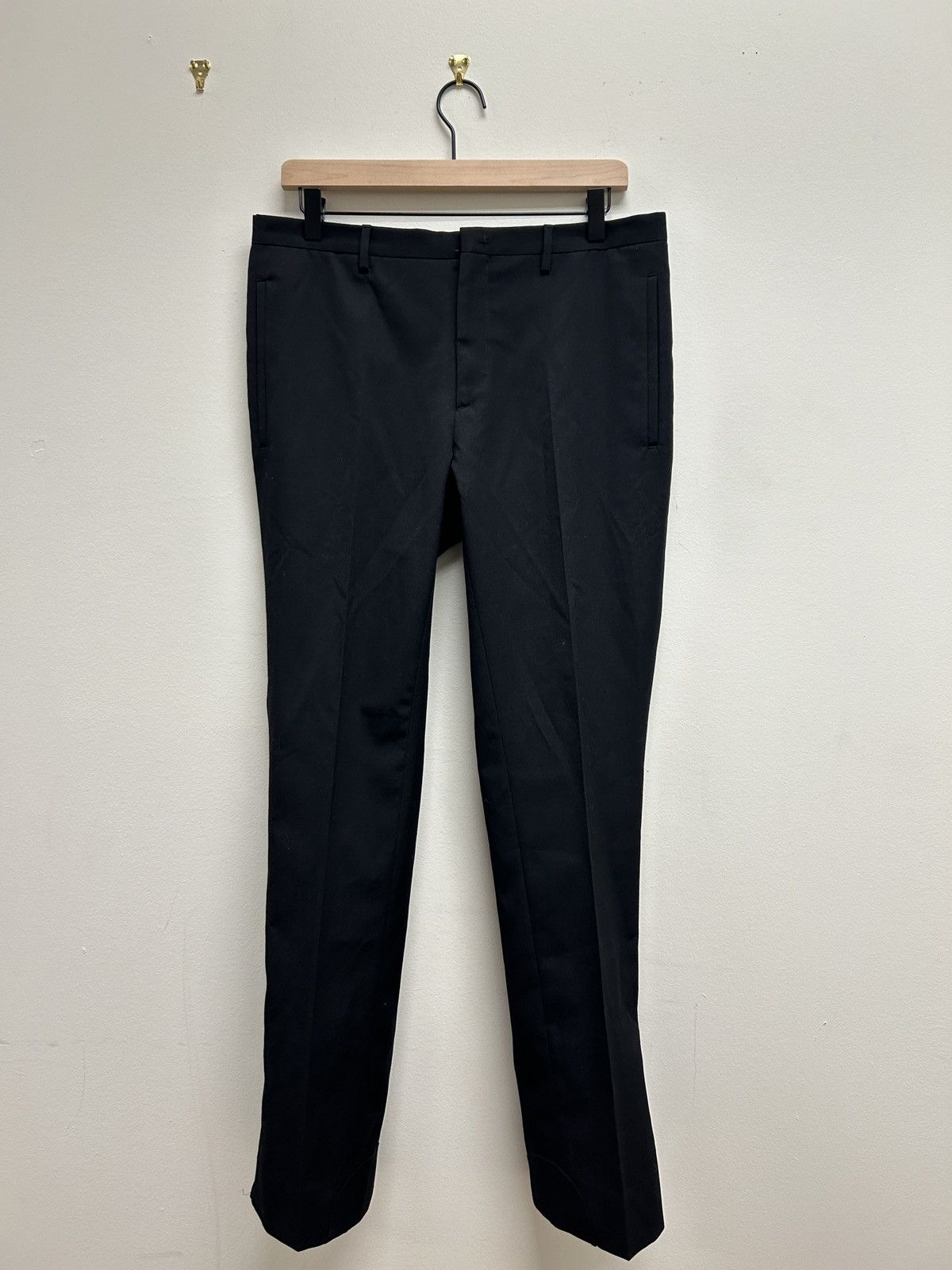 2023 Wool Ankle Zip Trousers