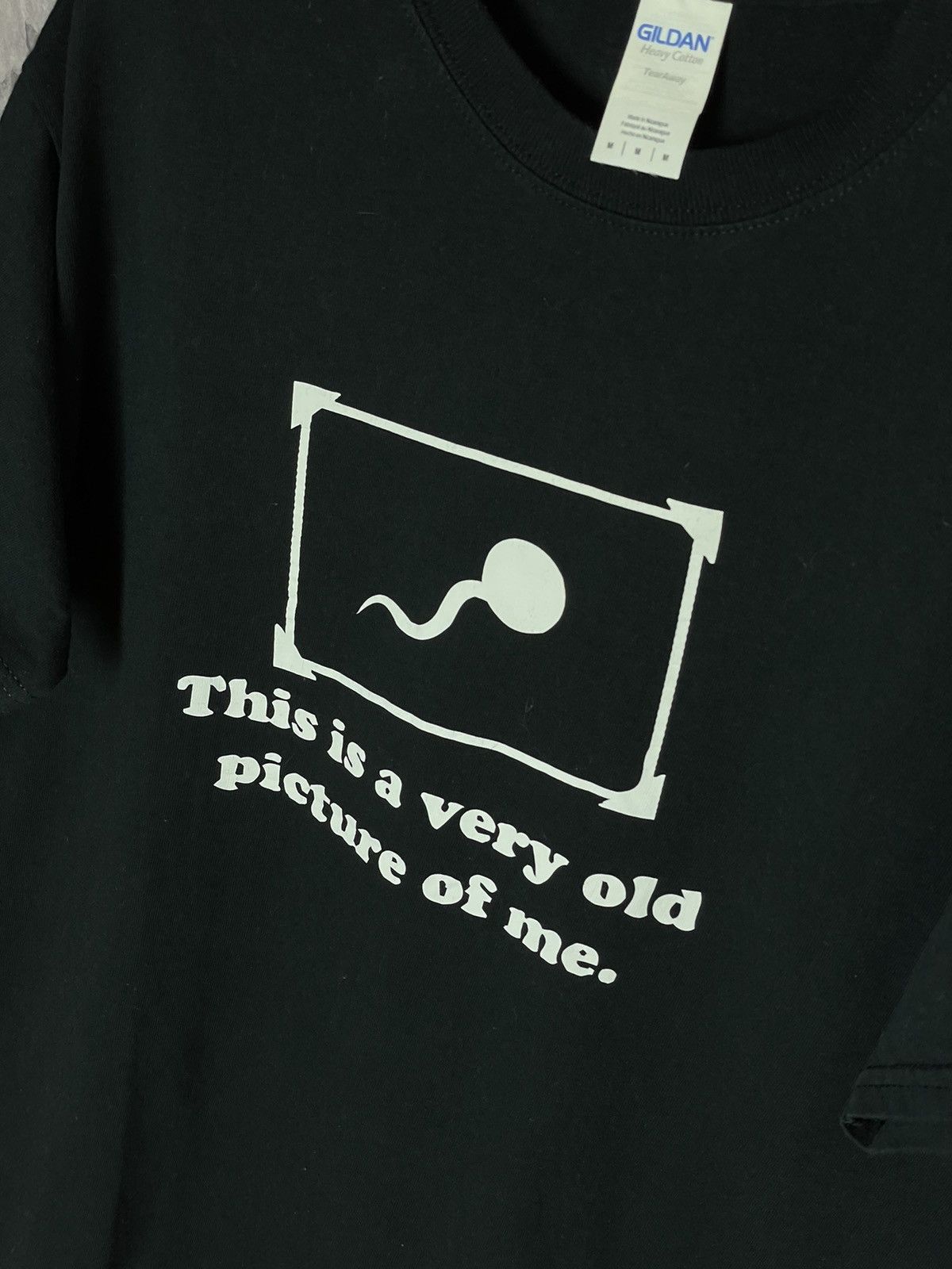 Gildan × Vintage 00’s Vintage Sperm Cell Humor Art T Shirt Y2K Hype Size US M / EU 48-50 / 2 - 7 Thumbnail
