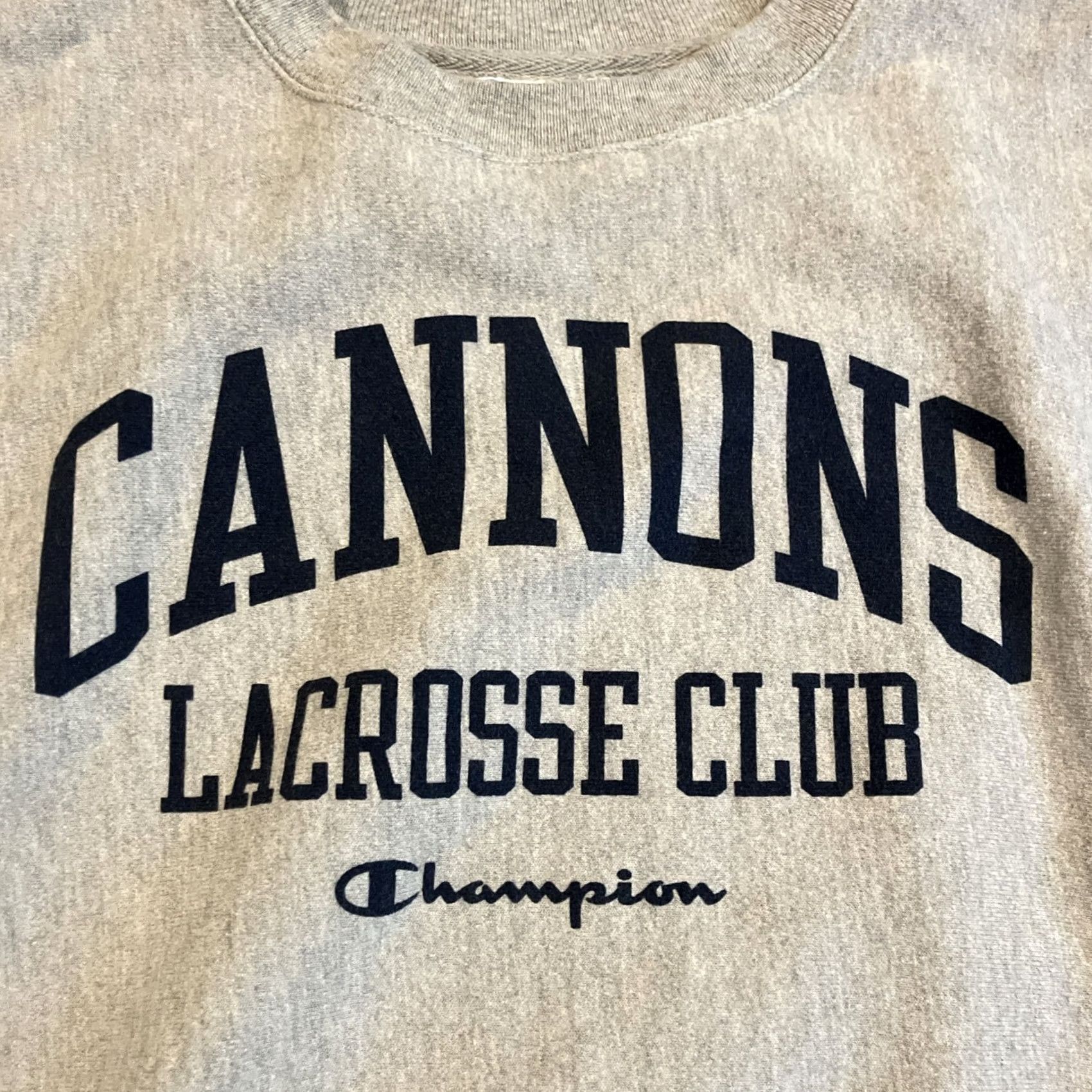 Champion RARE Champion Reverse Weave Sweatshirt Boston Cannons Lacrosse Club Gray L Mens Pullover Reversible Size US L / EU 52-54 / 3 - 2 Thumbnail