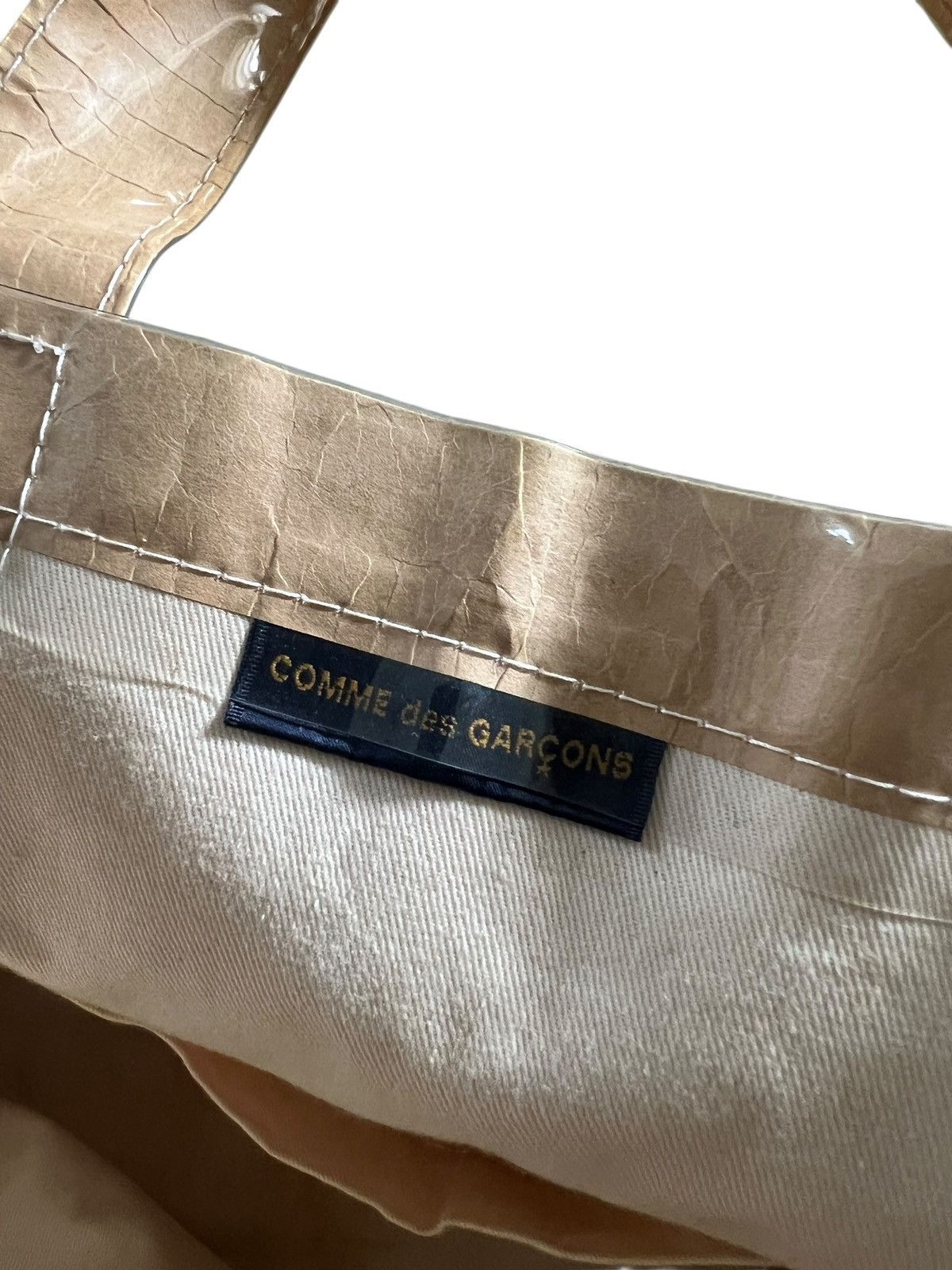 Comme des Garcons Comme des Garcons PVC Kraft Paper Tote Bag Size ONE SIZE - 15 Thumbnail