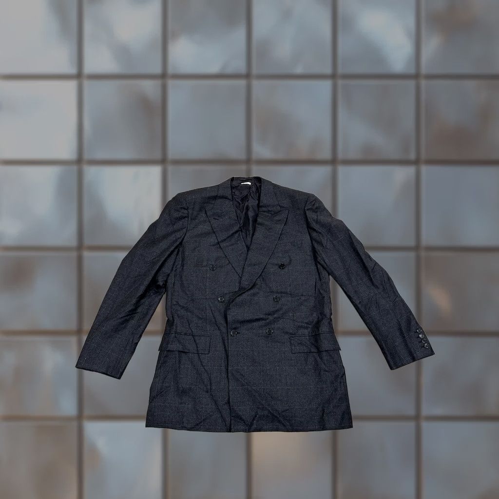 Brioni Brioni Suit Jacket Brioni Made in Italy Blue Grey Plaid Multicolor 43 Regular Men Jacket Blazer Barney's New York့် Size 46R - 1 Thumbnail