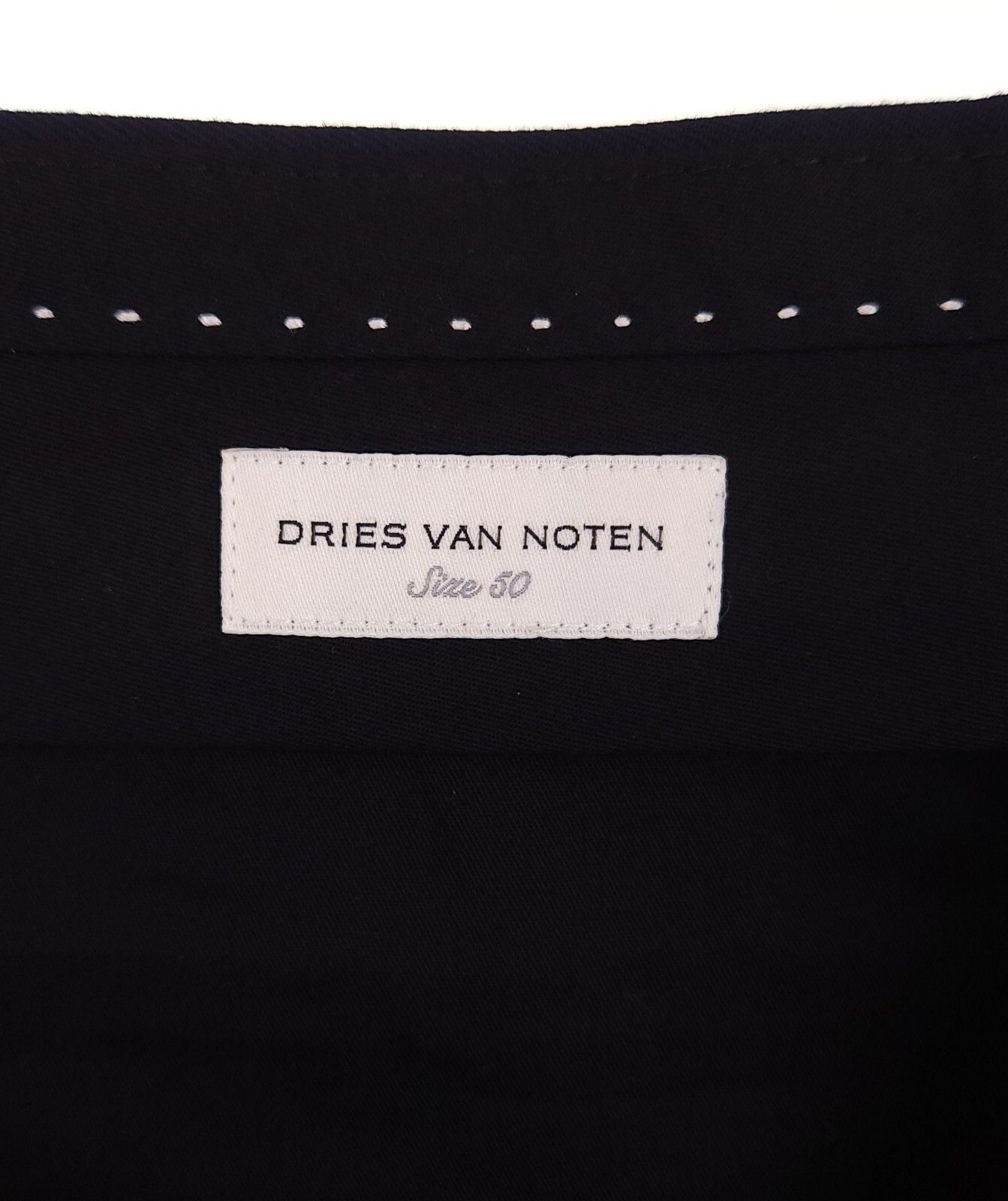 Dries Van Noten Dries Van Noten Wool-Blend Pants Size 50 US M Mens Navy Tro Size US 34 / EU 50 - 6 Thumbnail