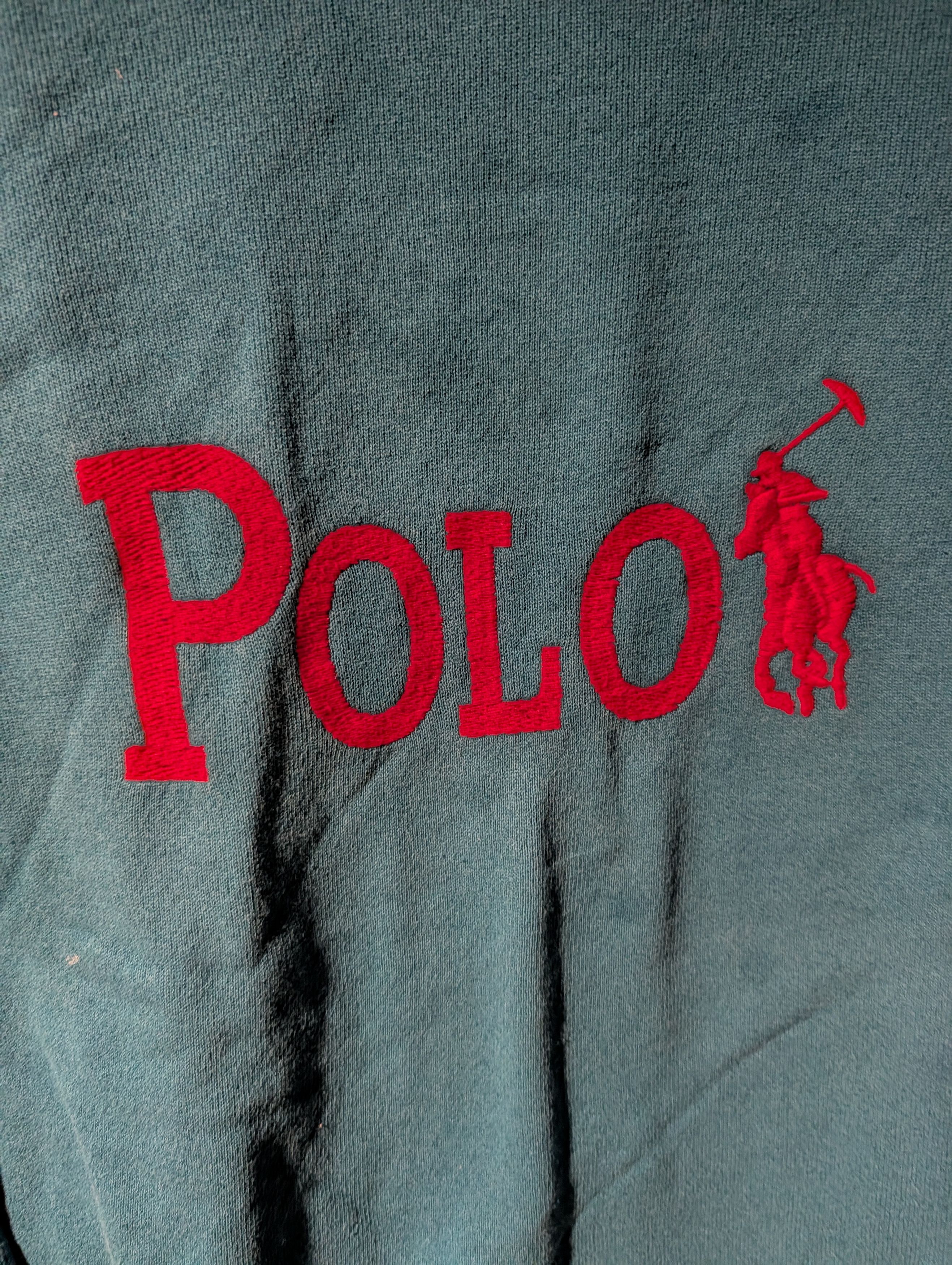 Polo Ralph Lauren Vtg Polo Ralph Lauren Sweatshirt Made USA 90s Streetwear Size US XL / EU 56 / 4 - 2 Thumbnail