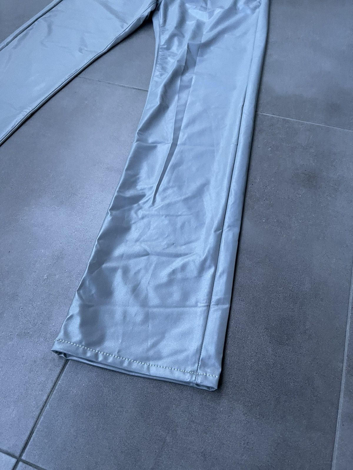 424 !DS! SS23 424 On Fairfax Reflective Grey Metallic Trousers Size US 32 / EU 48 - 11 Thumbnail
