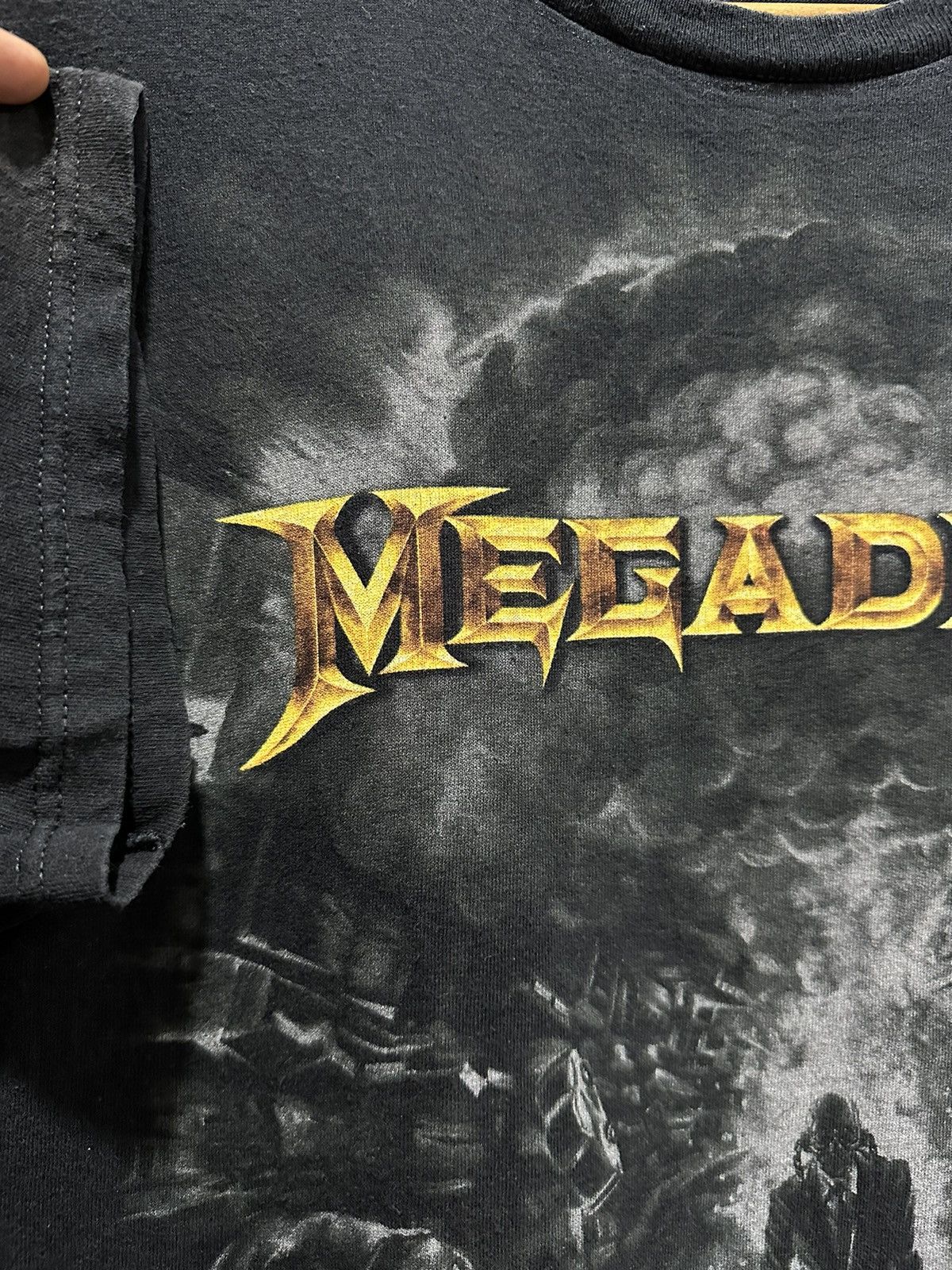 Band Tees × Vintage Vintage Megadeth Promo Faded Tee Size US L / EU 52-54 / 3 - 6 Thumbnail