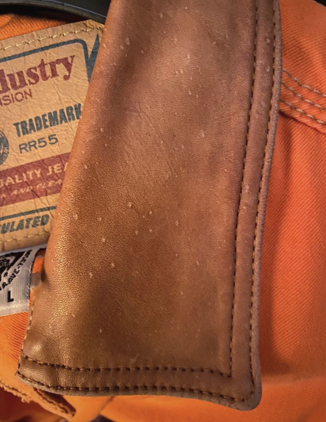 Diesel × Japanese Brand × Vintage Vintage Diesel Stars Series Washed Denim Trucker Jacket Size US L / EU 52-54 / 3 - 3 Thumbnail