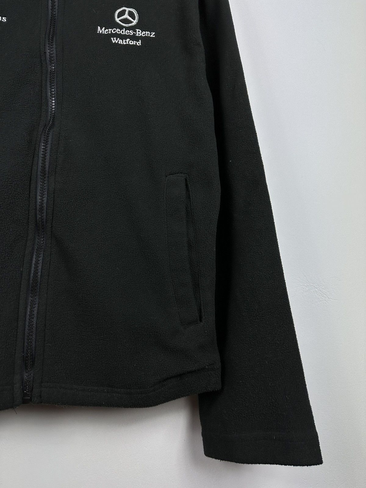 Mercedes-Benz × Vintage Vintage Y2K Mercedes Benz Zip Fleece Size US S / EU 44-46 / 1 - 5 Thumbnail