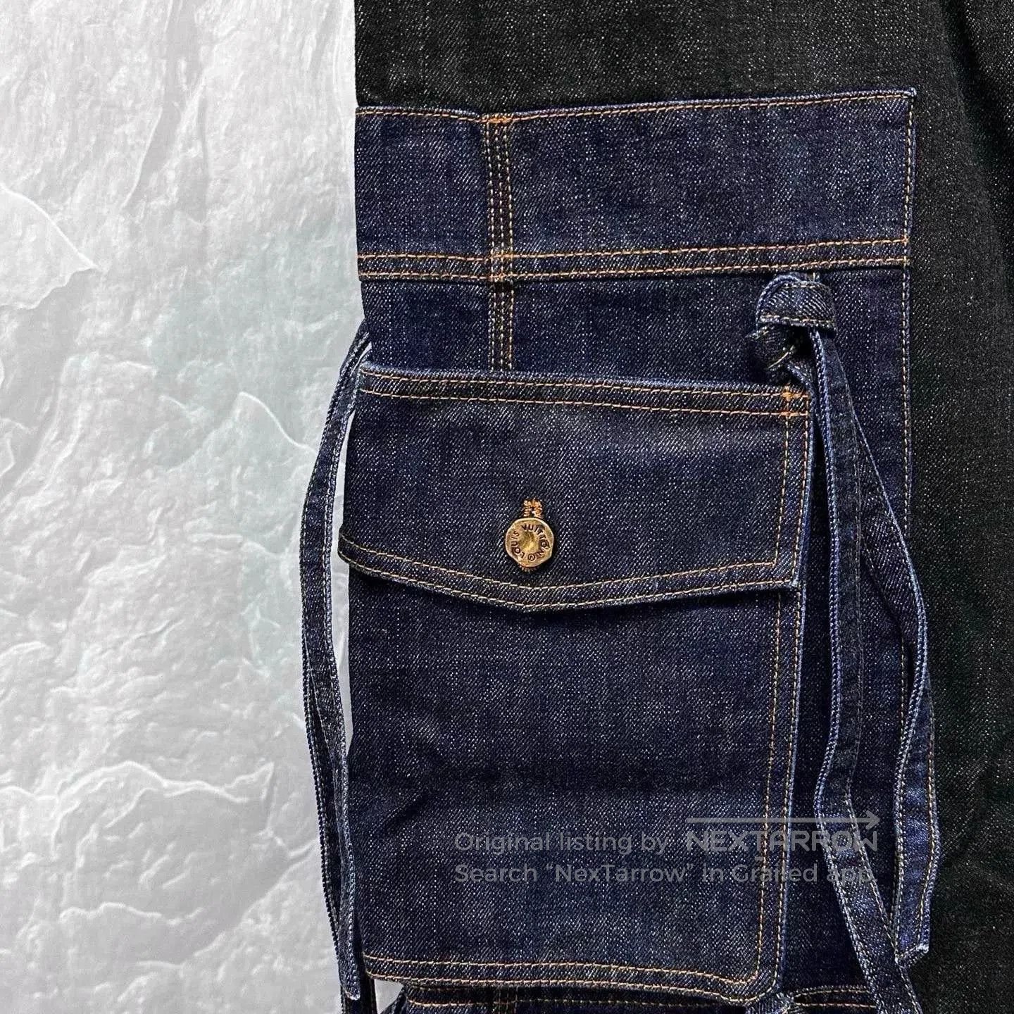 Louis Vuitton Louis Vuitton Patchwork Pocket Denim Pants. Size 25" / US 0 / IT 36 - 3 Thumbnail