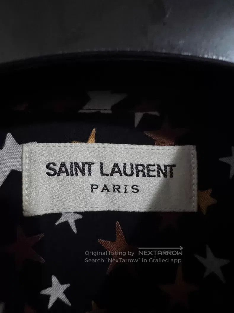 Saint Laurent Paris Saint Laurent Paris Size 39 Viscose All-over Star Black an Size US L / EU 52-54 / 3 - 6 Thumbnail