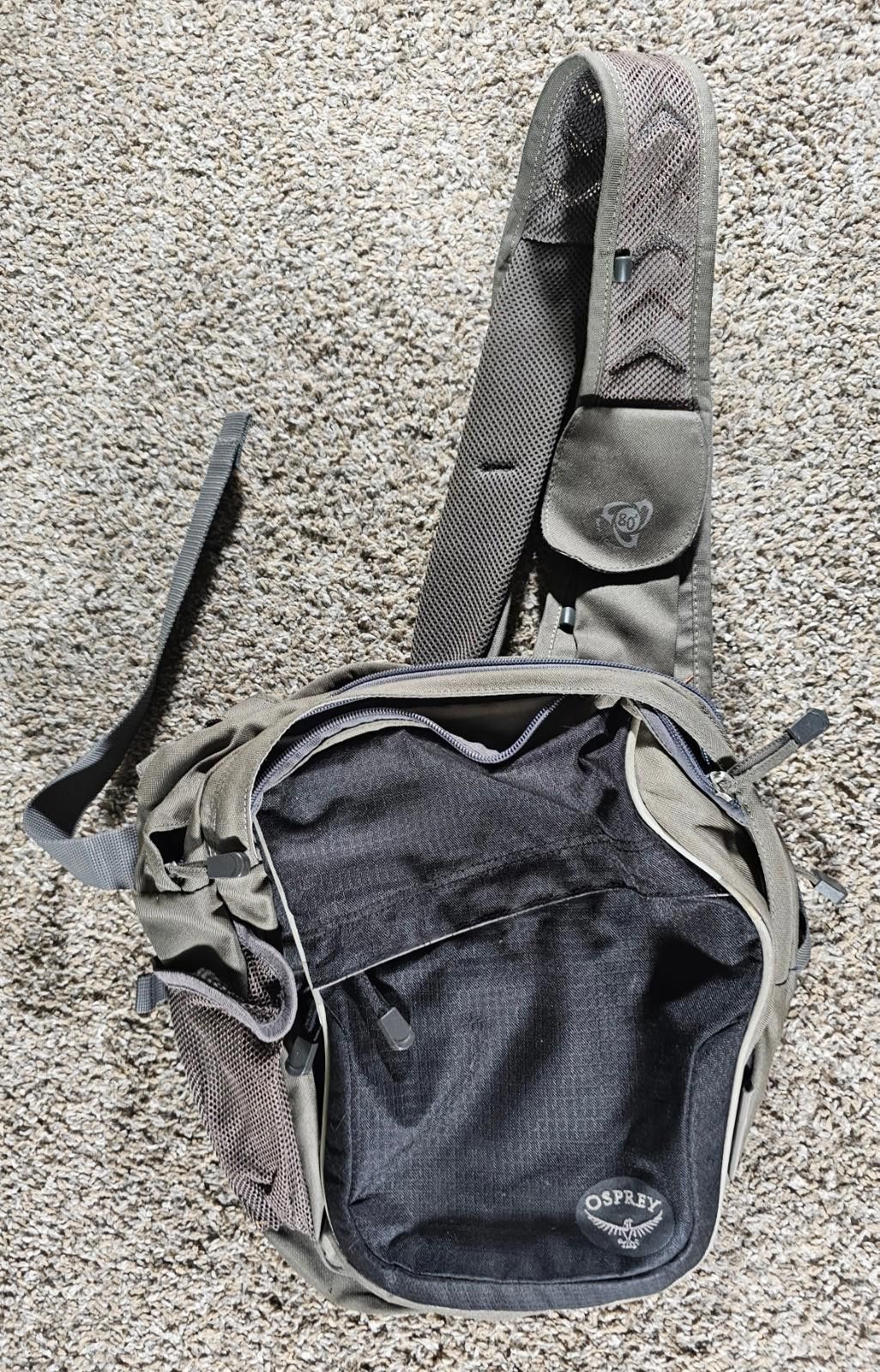 Osprey Osprey Backwoods Veer Sling Crossbody Travel Hiking Bag Gray Size ONE SIZE - 1 Thumbnail