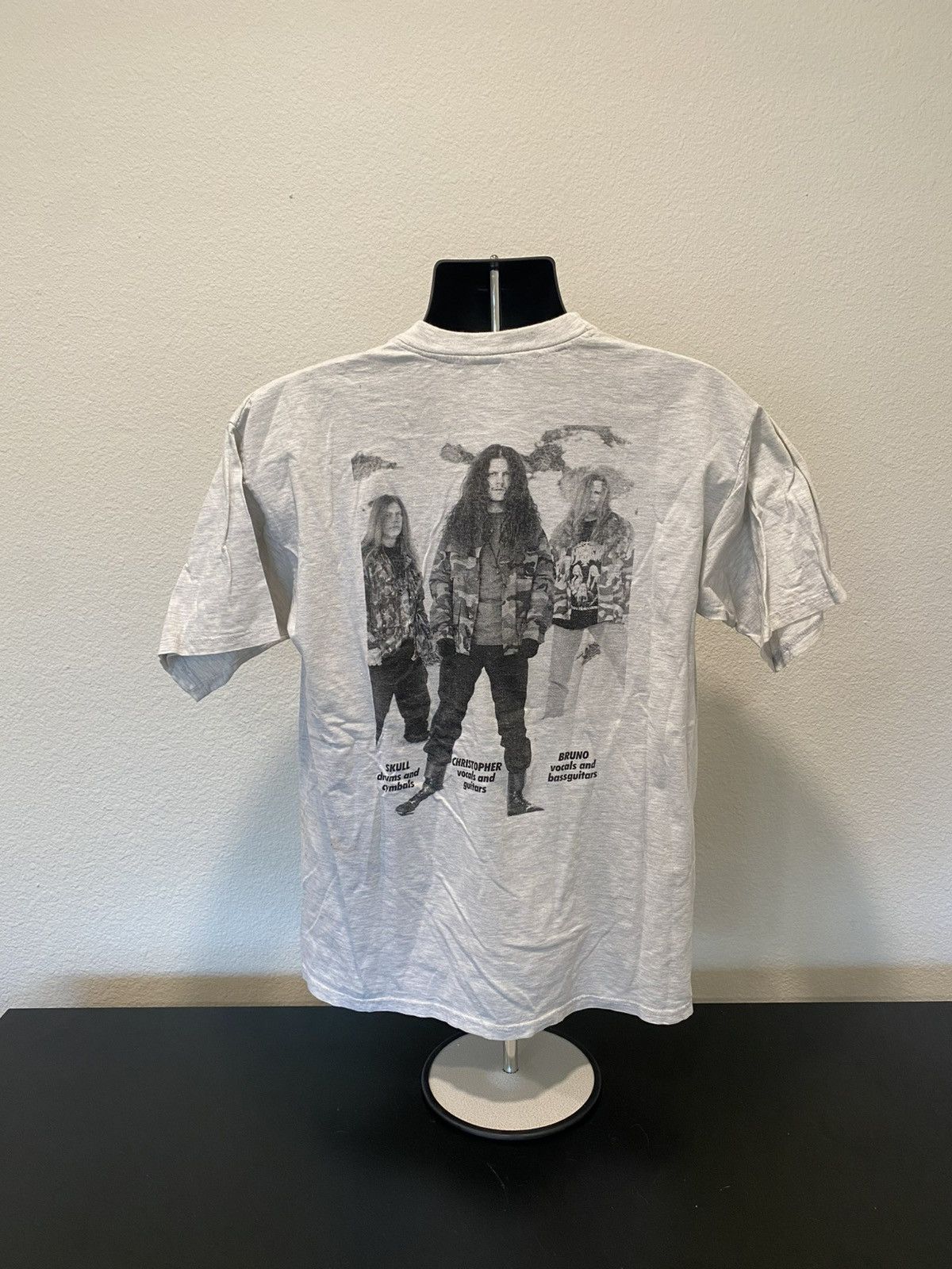 Vintage Krabathor death metal band shirt vintage 90s Size US XL / EU 56 / 4 - 2 Thumbnail