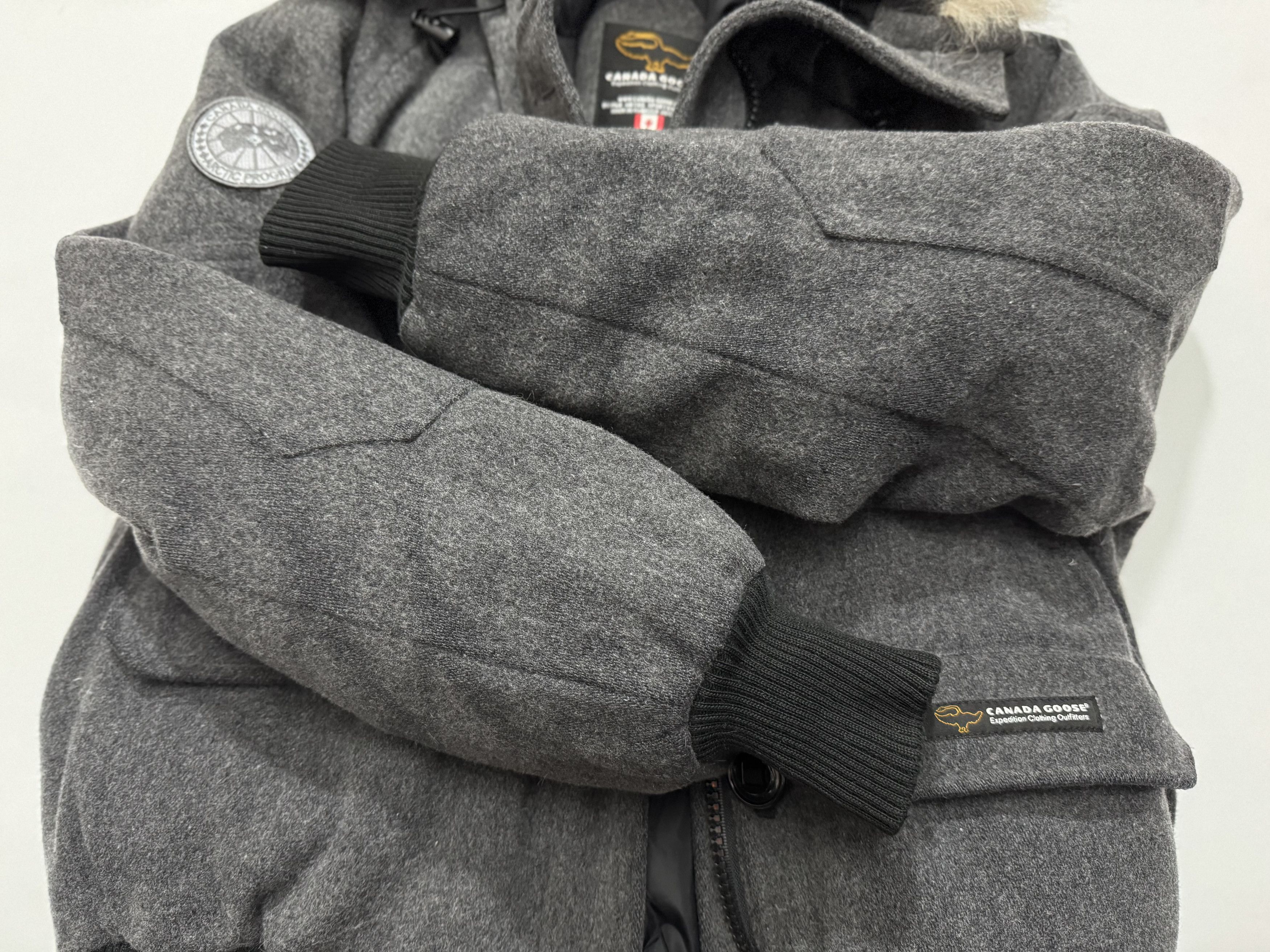 Canada Goose women's chilliwack virgin wool bomber jacket Size XL / US 12-14 / IT 48-50 - 12 Thumbnail